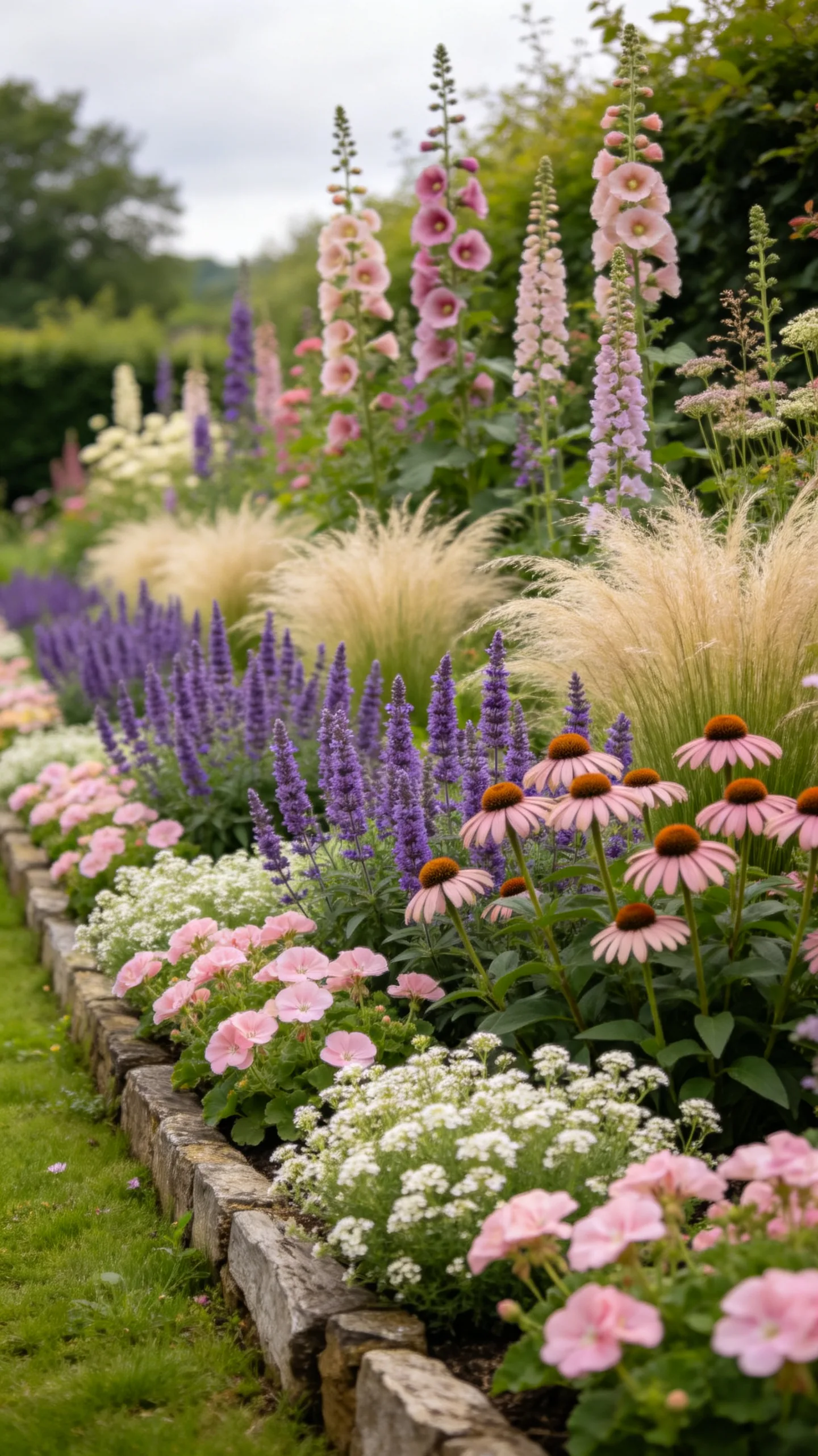 5. Plant an Overflowing Cottage-Style Border