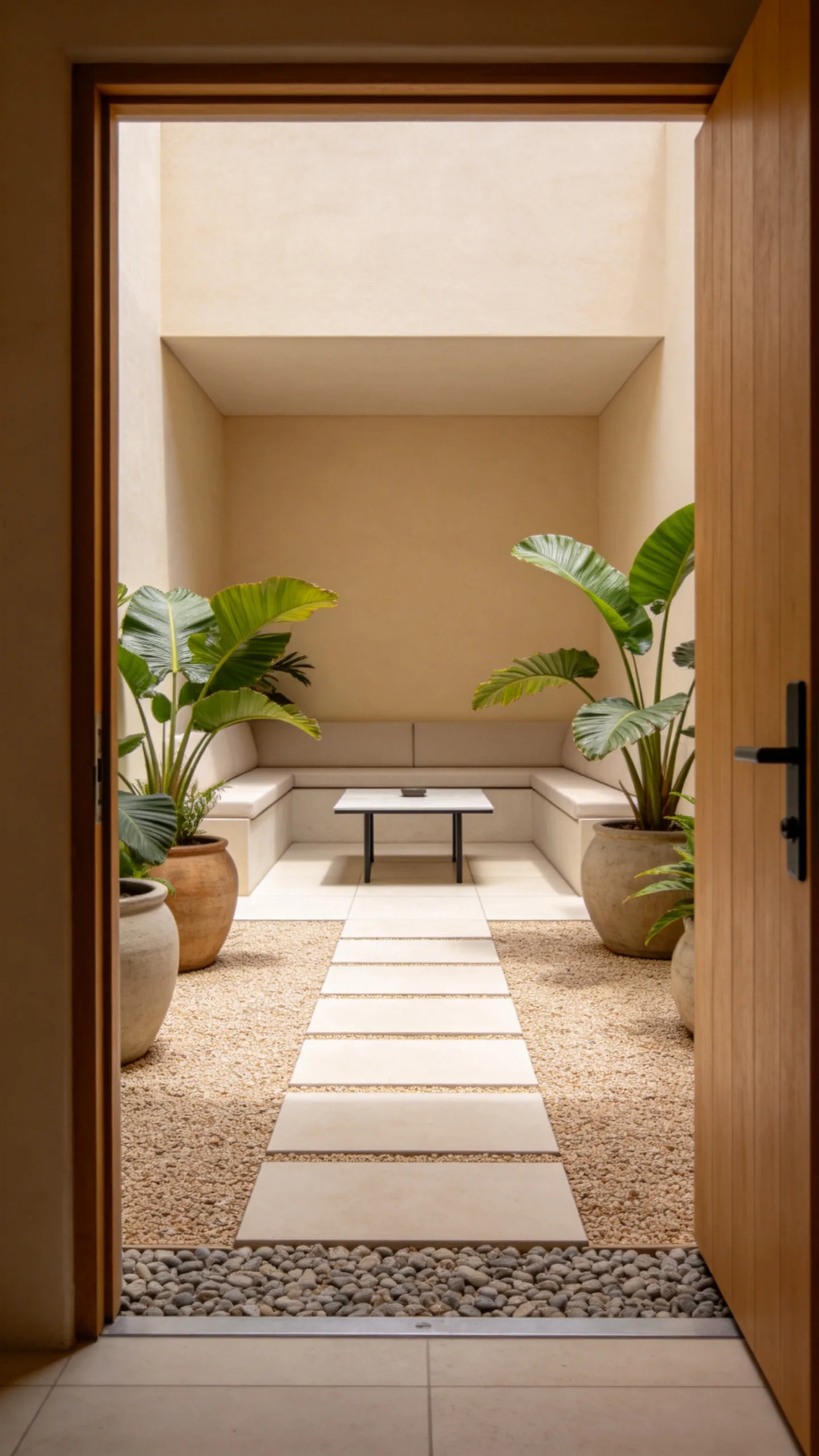 6. Create a Gravel Lounge Courtyard