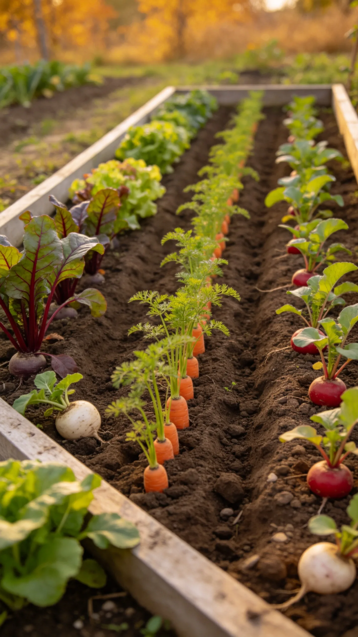 6. Root-Vegetable Ribbon Bed