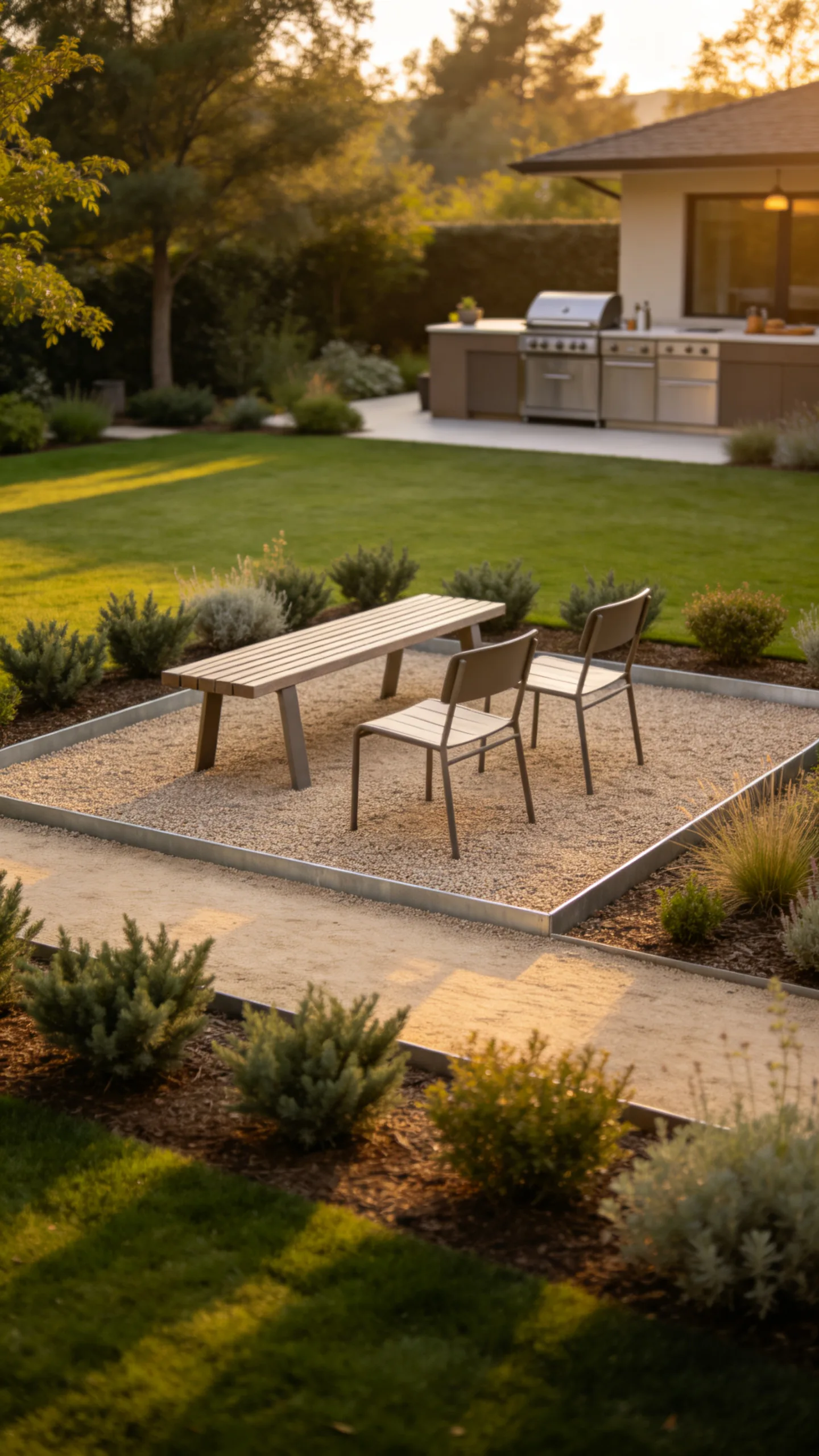 8. Add a Decomposed Granite Seating Area