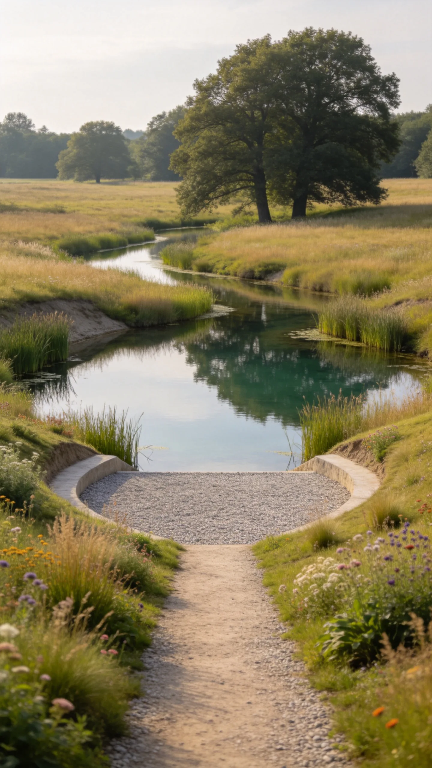 8. Shape a Meadow Around a Small Pond