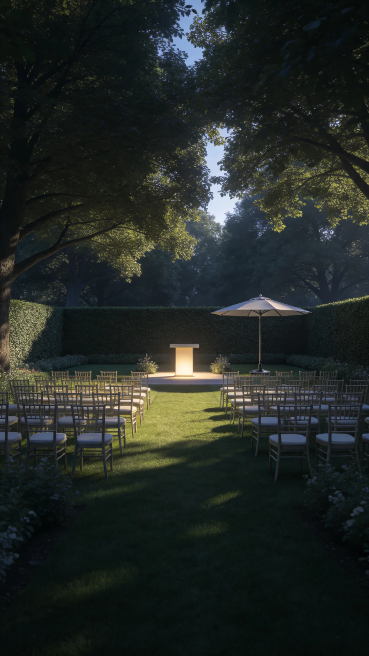 8. Shaded Side-Lawn Seating Plan