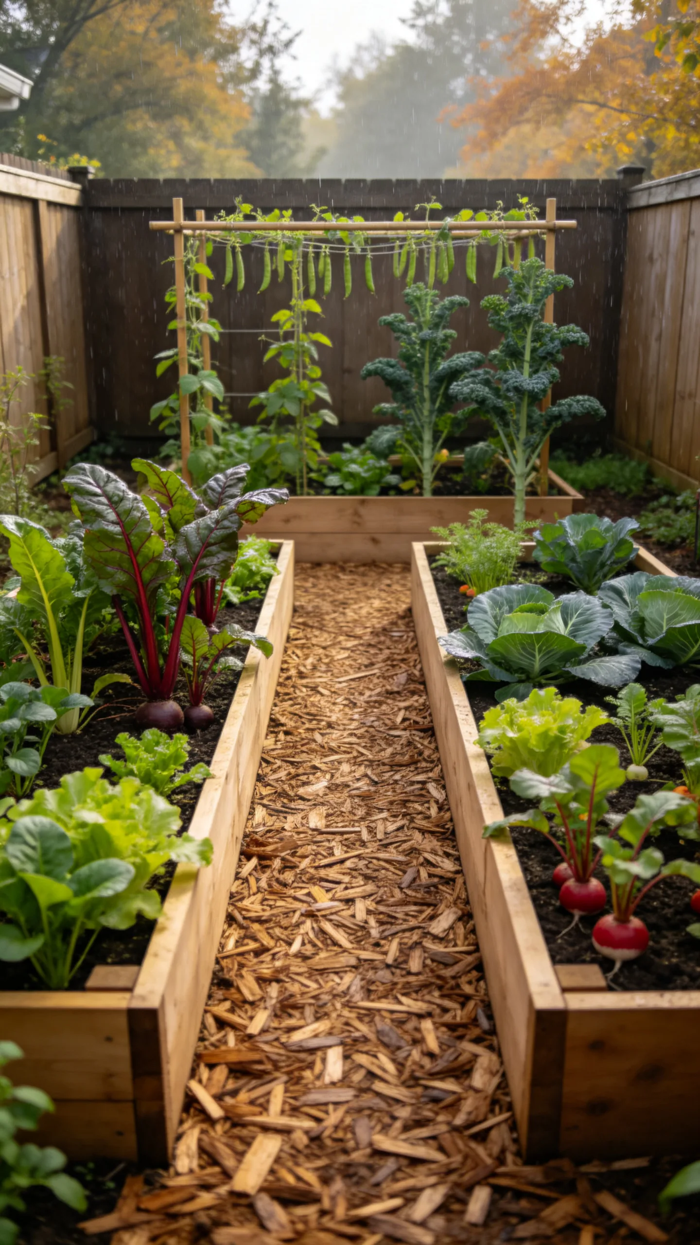 8. U-Shaped Raised-Bed Layout