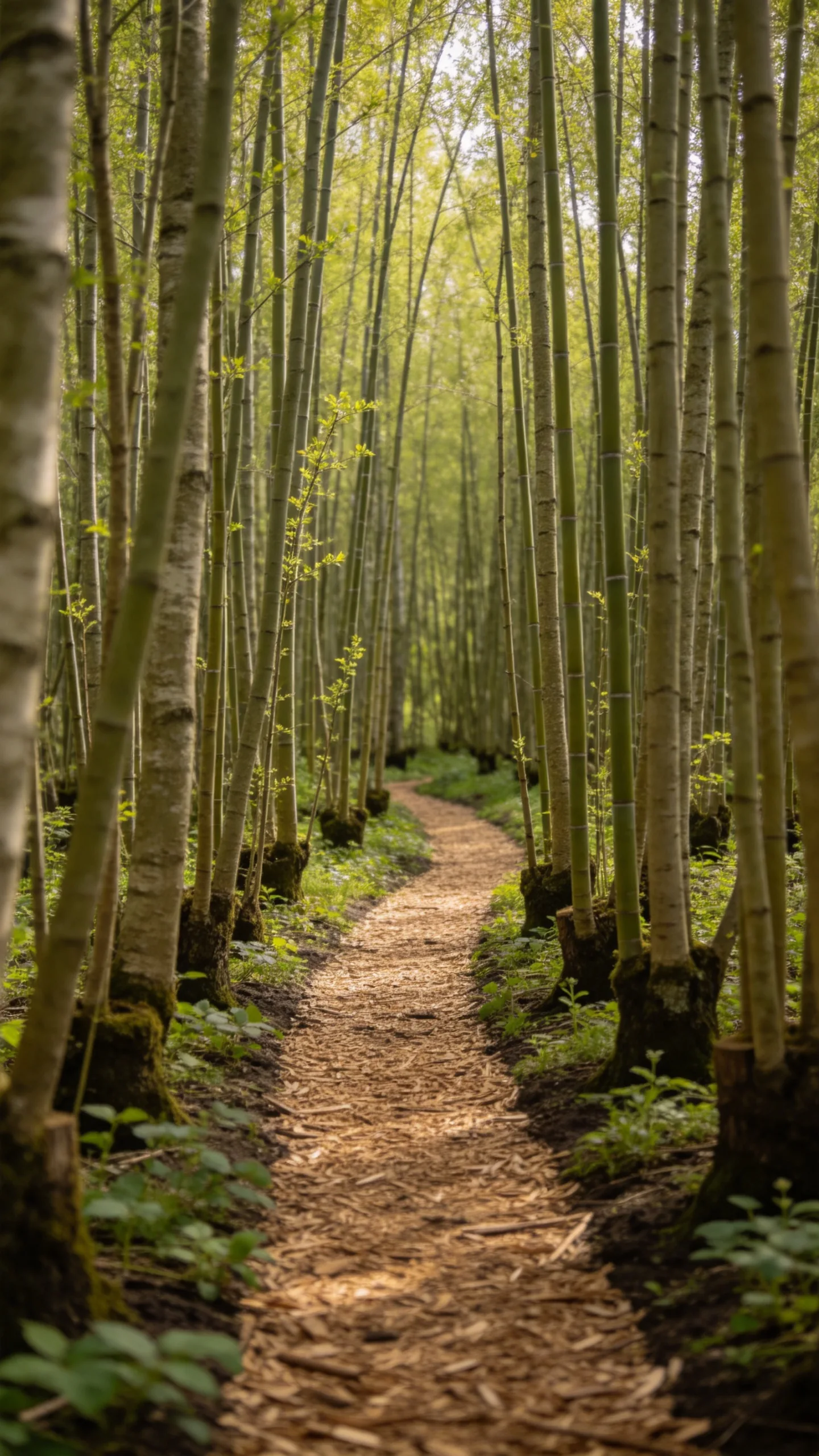 9. Use Coppiced Trees to Form a Rustic Grove