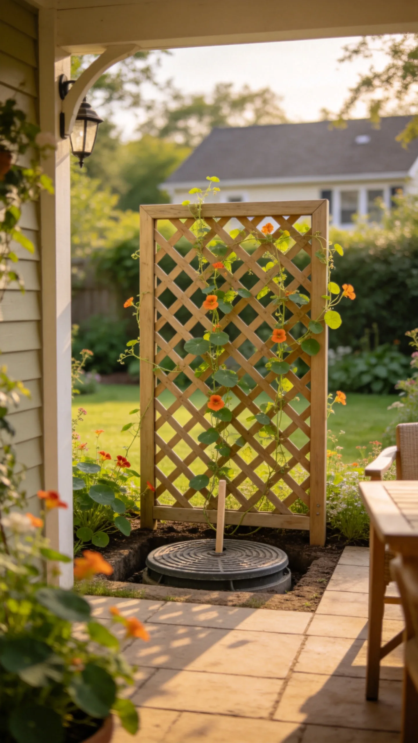 9. Removable Lattice Panel
