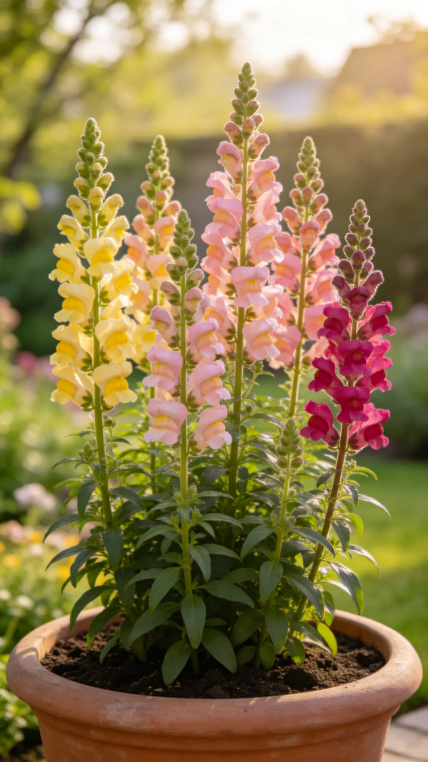 9. Snapdragons for Cool-Season Container Color