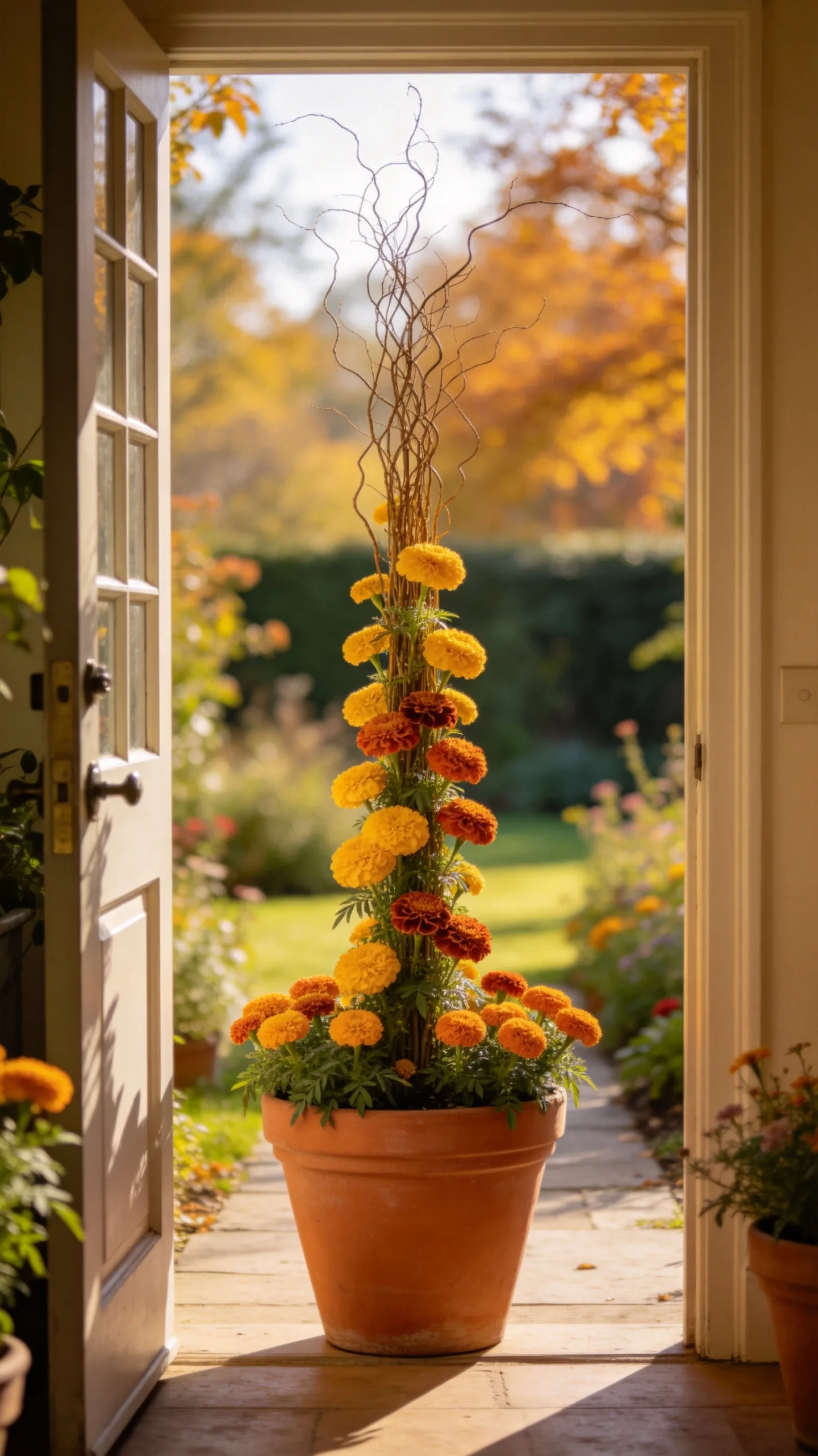 10. Create a Golden Marigold Column