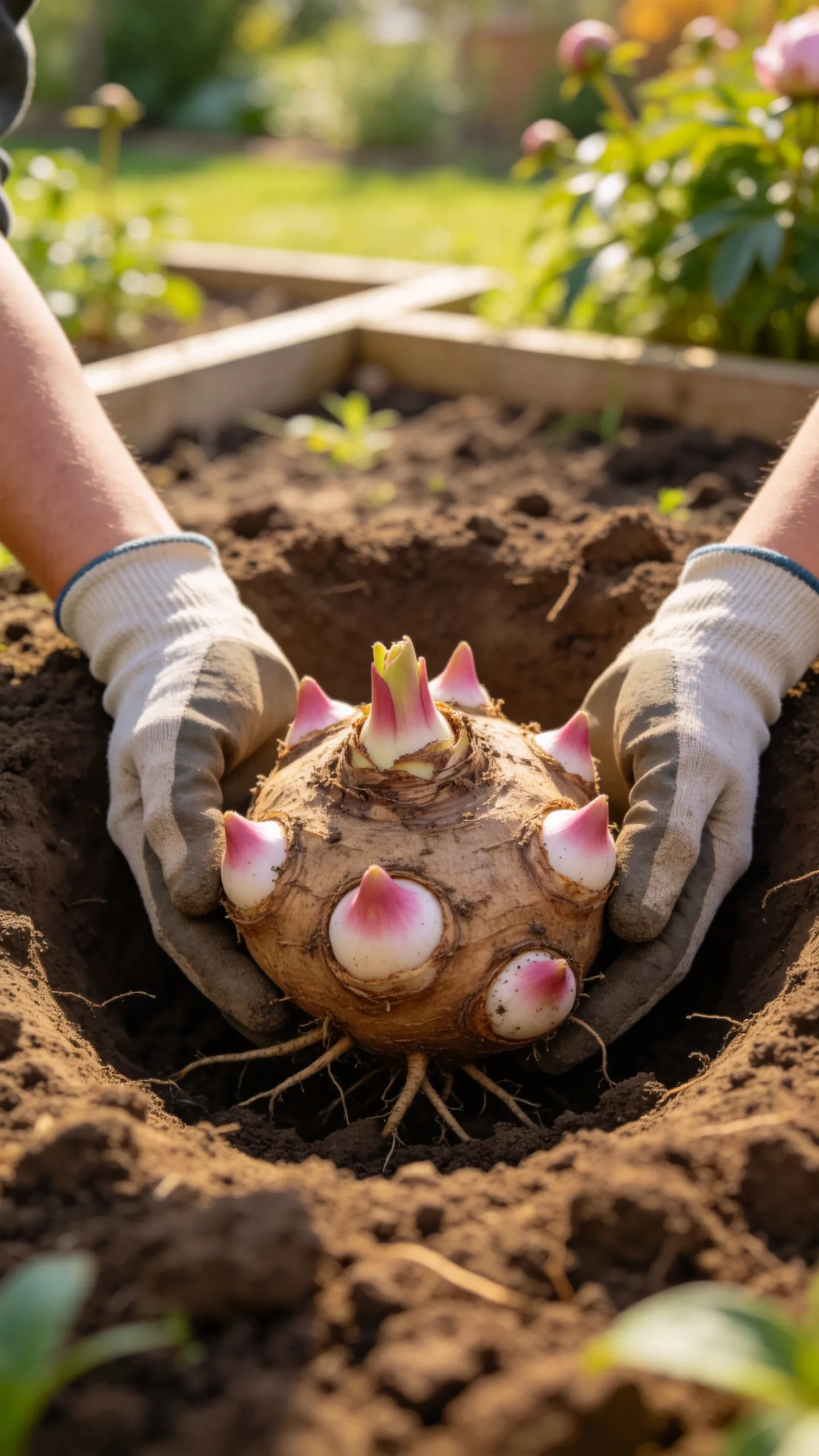 10. Peony Roots