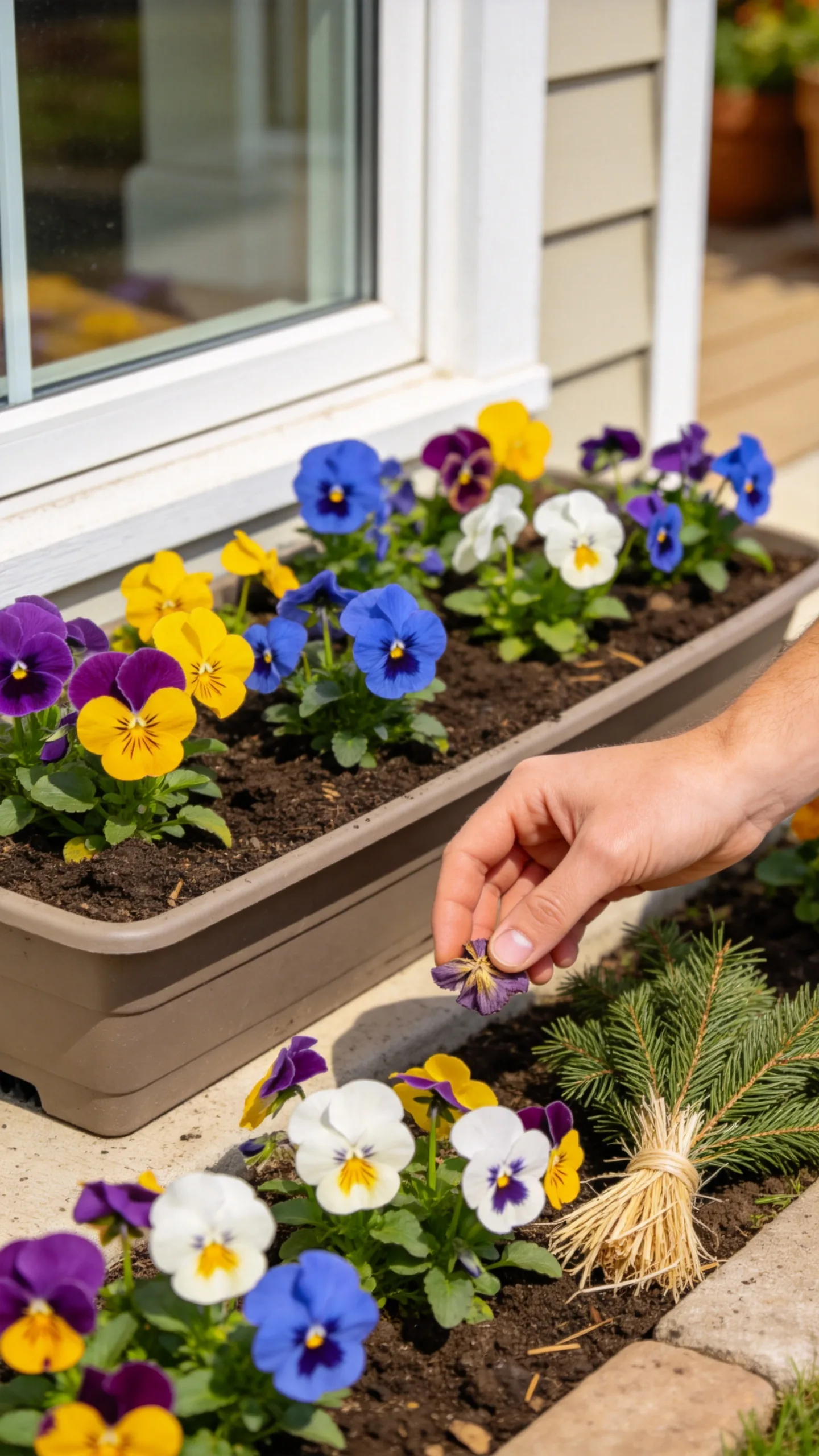 11. Pansies for Immediate Color and Spring Reblooming