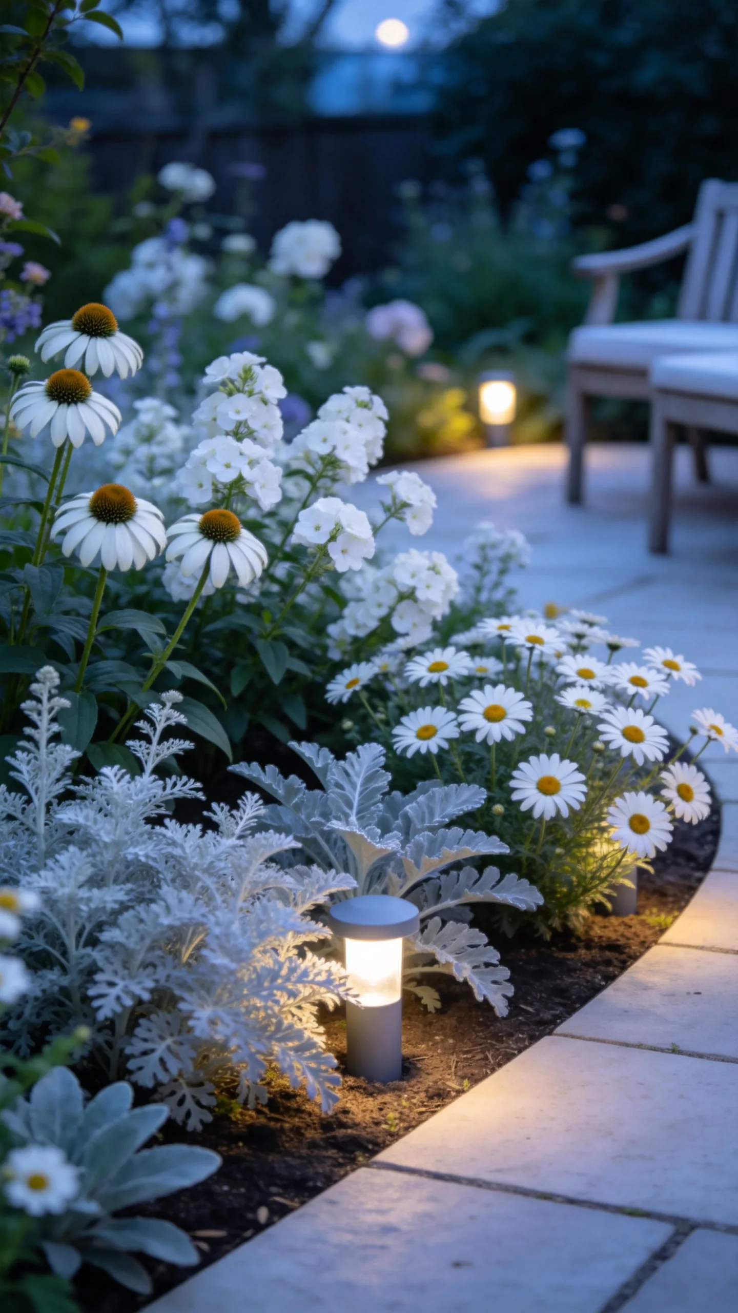 11. Arrange a Moon Garden for Evening Use