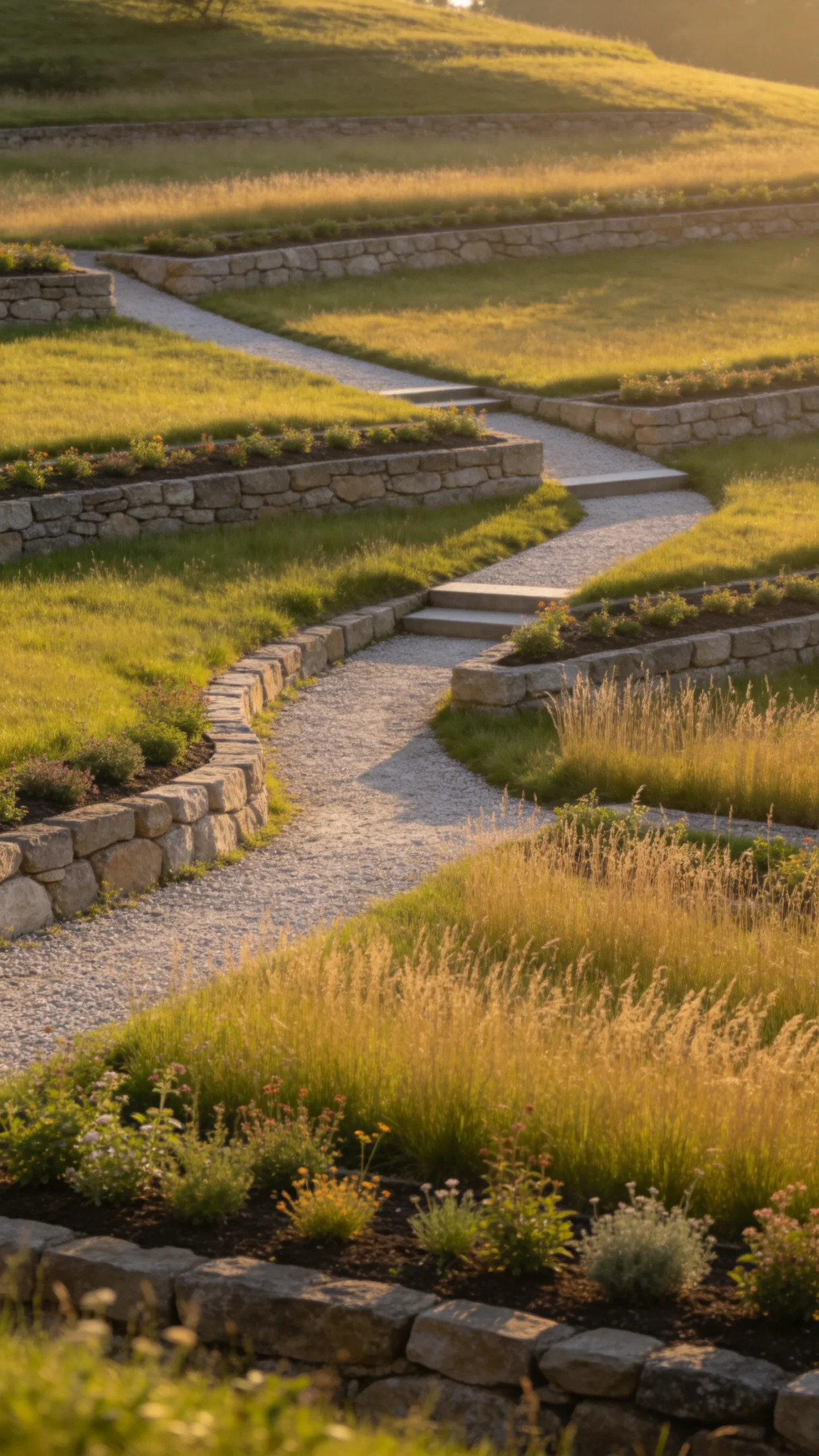 12. Turn a Sloping Field Into Meadow Terraces