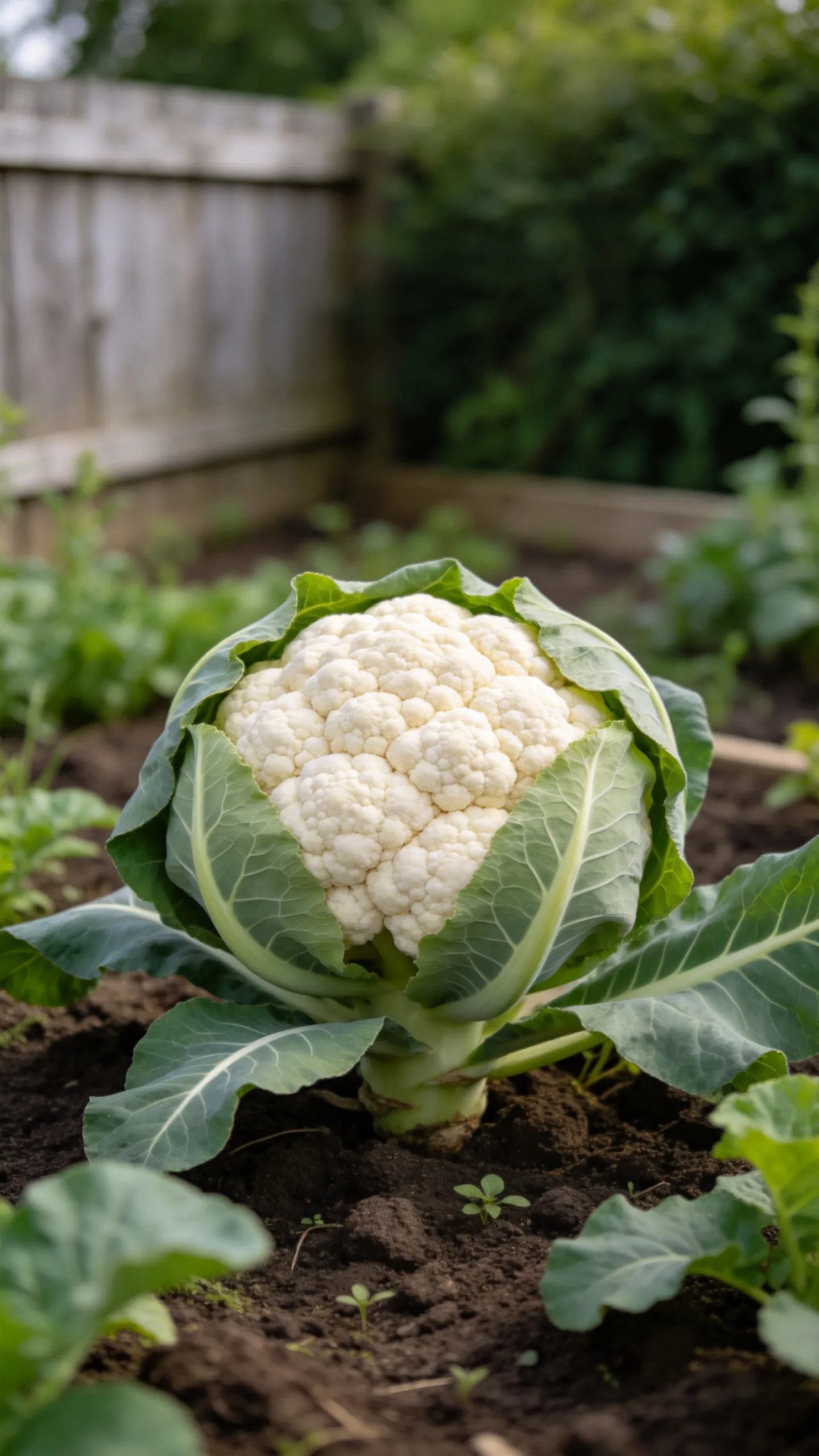 13. Cauliflower in a Sheltered Garden Corner