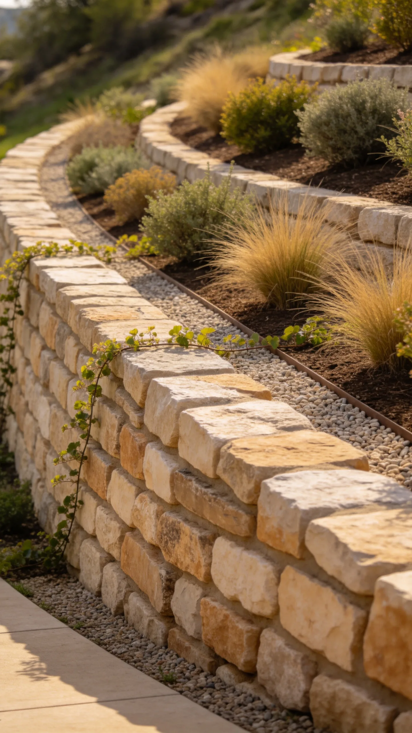 14. Dry-Stone Retaining Border