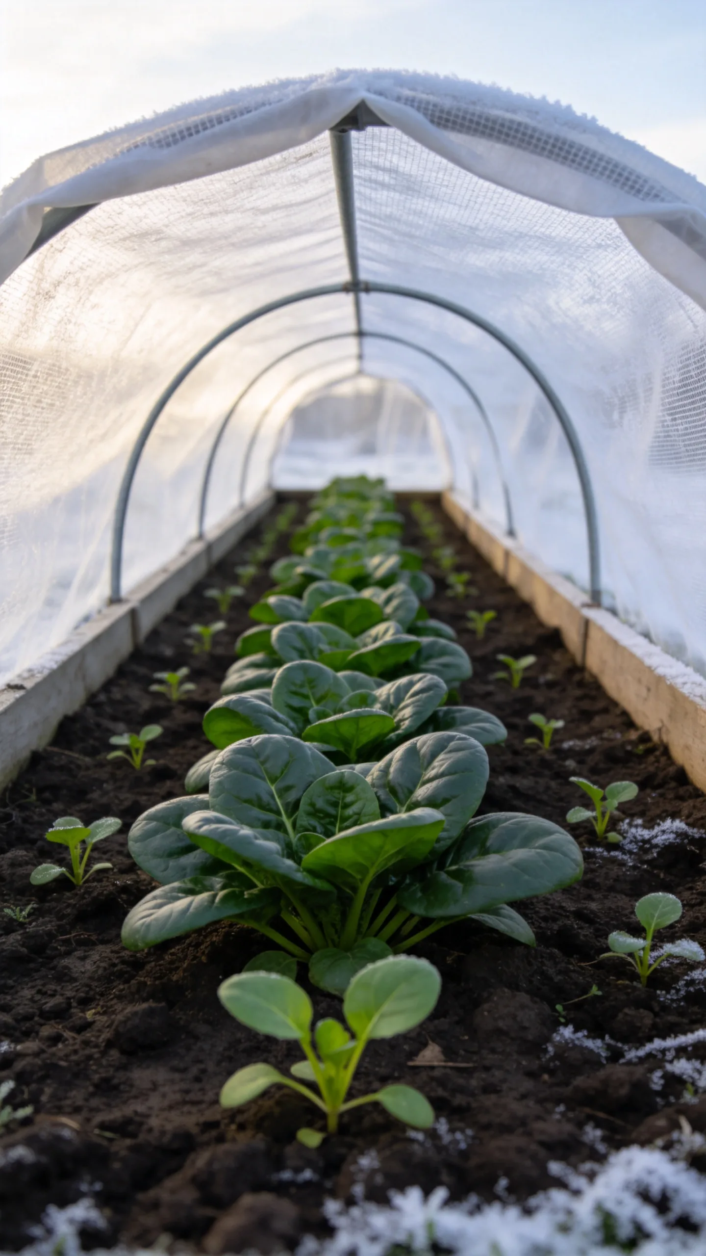 14. Spinach for an Extra-Early Leafy Harvest