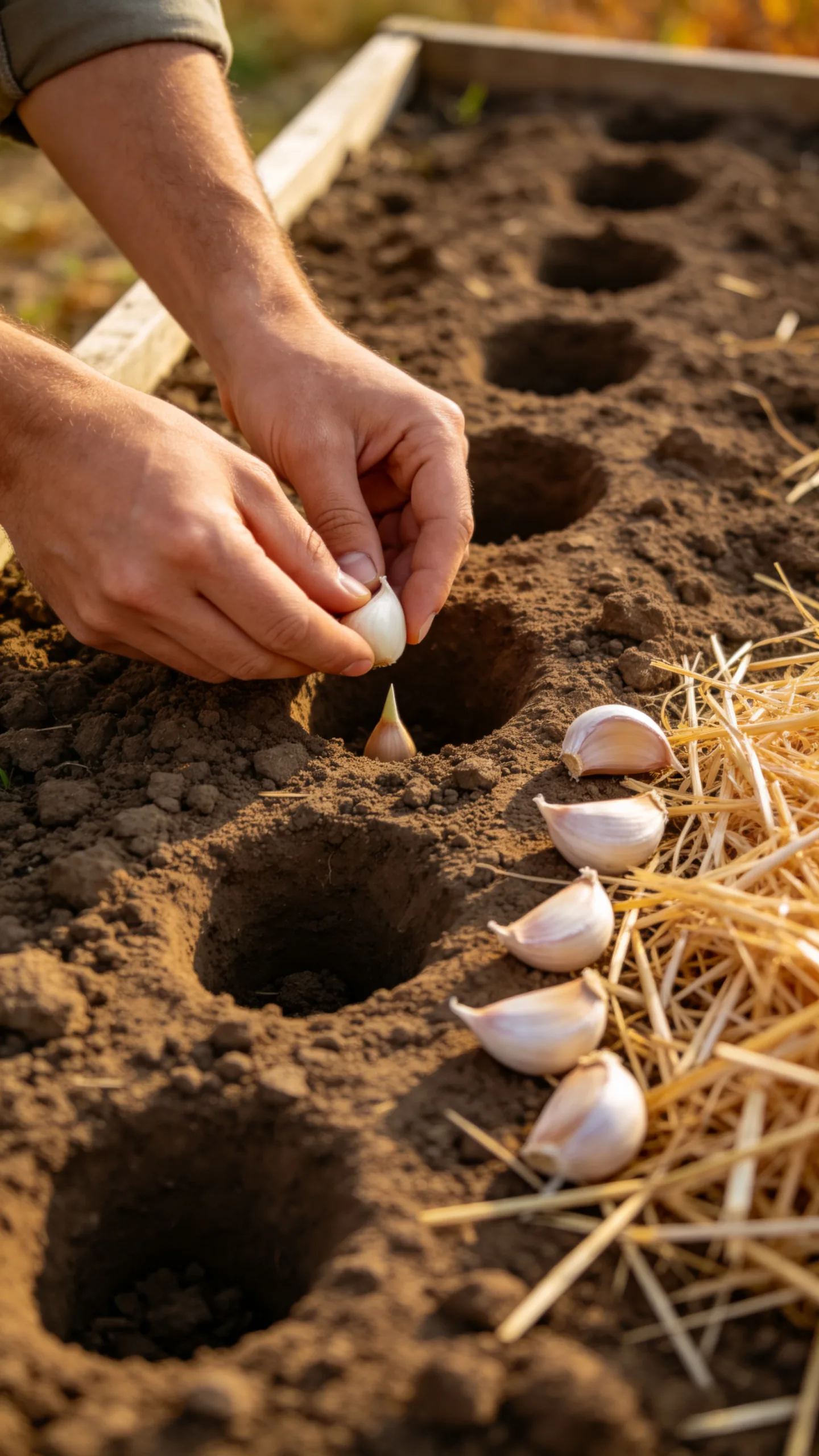 15. Overwintering Garlic