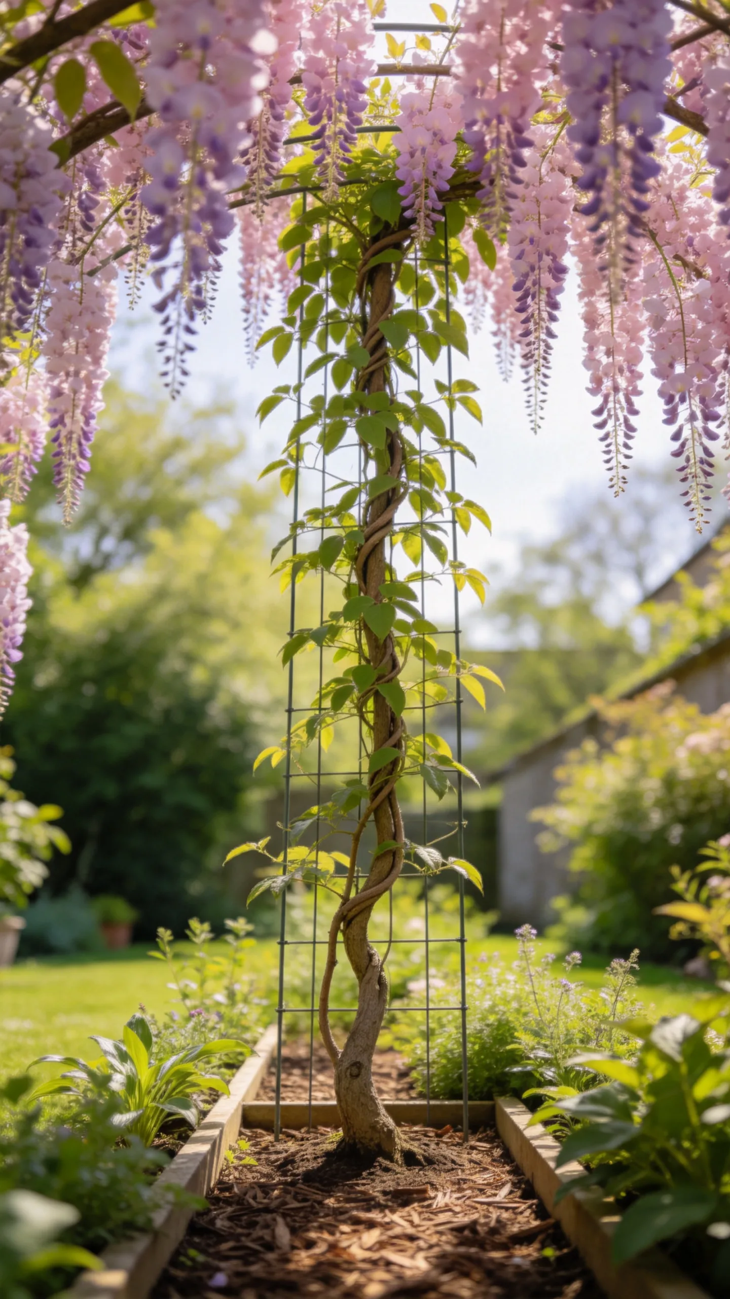 15. Spring-Blooming Clematis for a Vertical Accent
