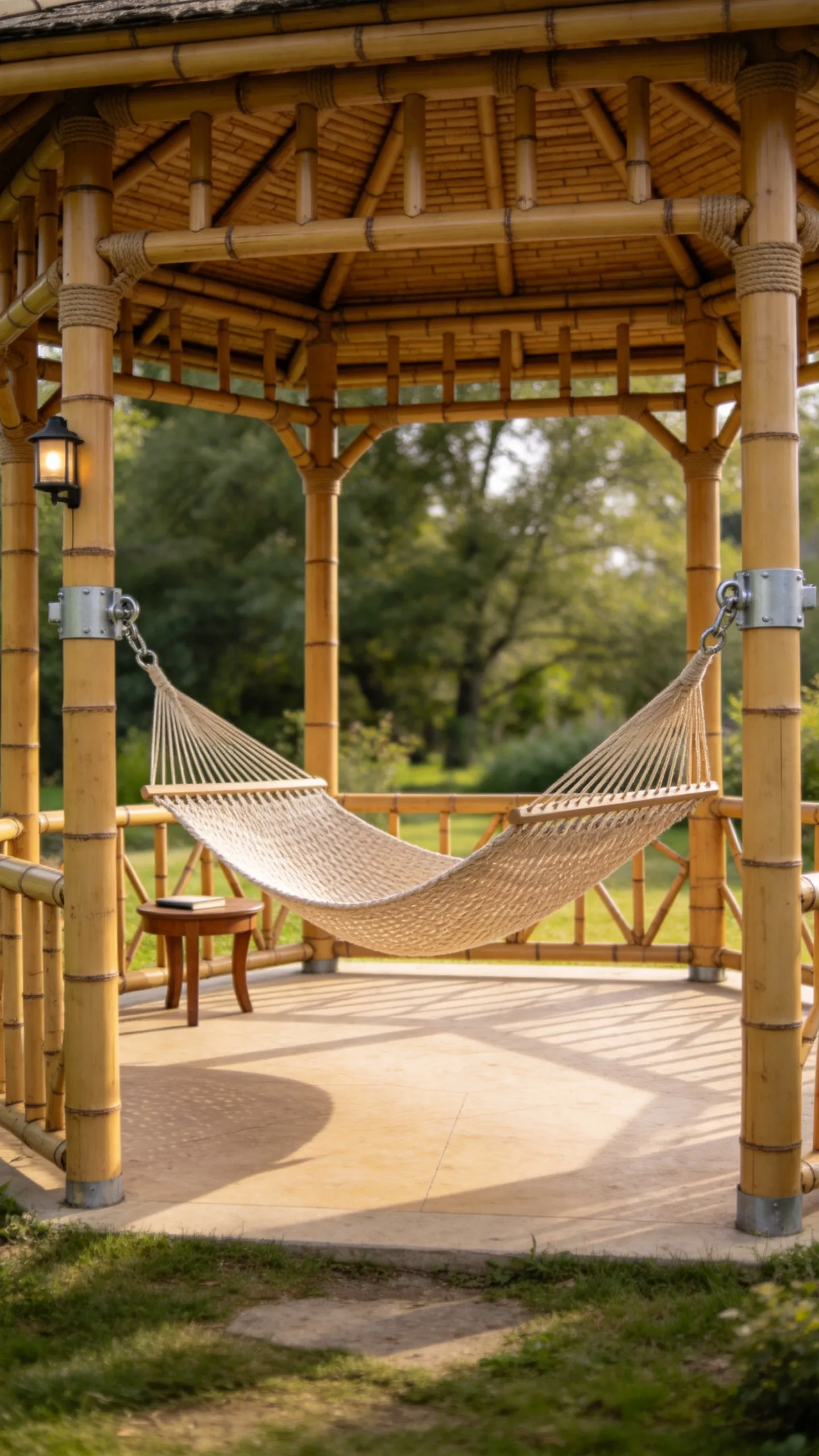 16. Hammock Gazebo With Reinforced Supports