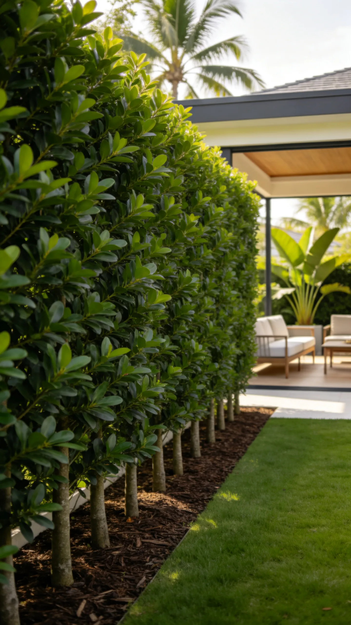 16. Plant a Low-Pruning Screening Hedge