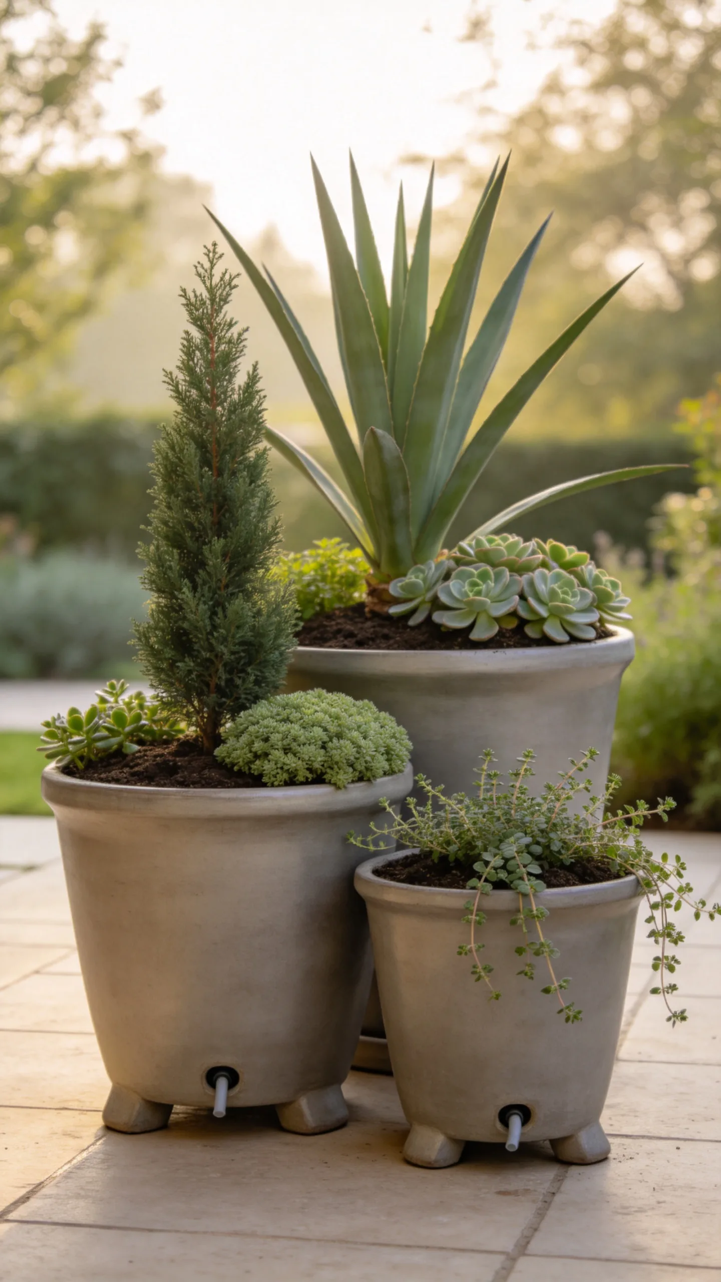 17. Use Large Containers With Hardy Plants
