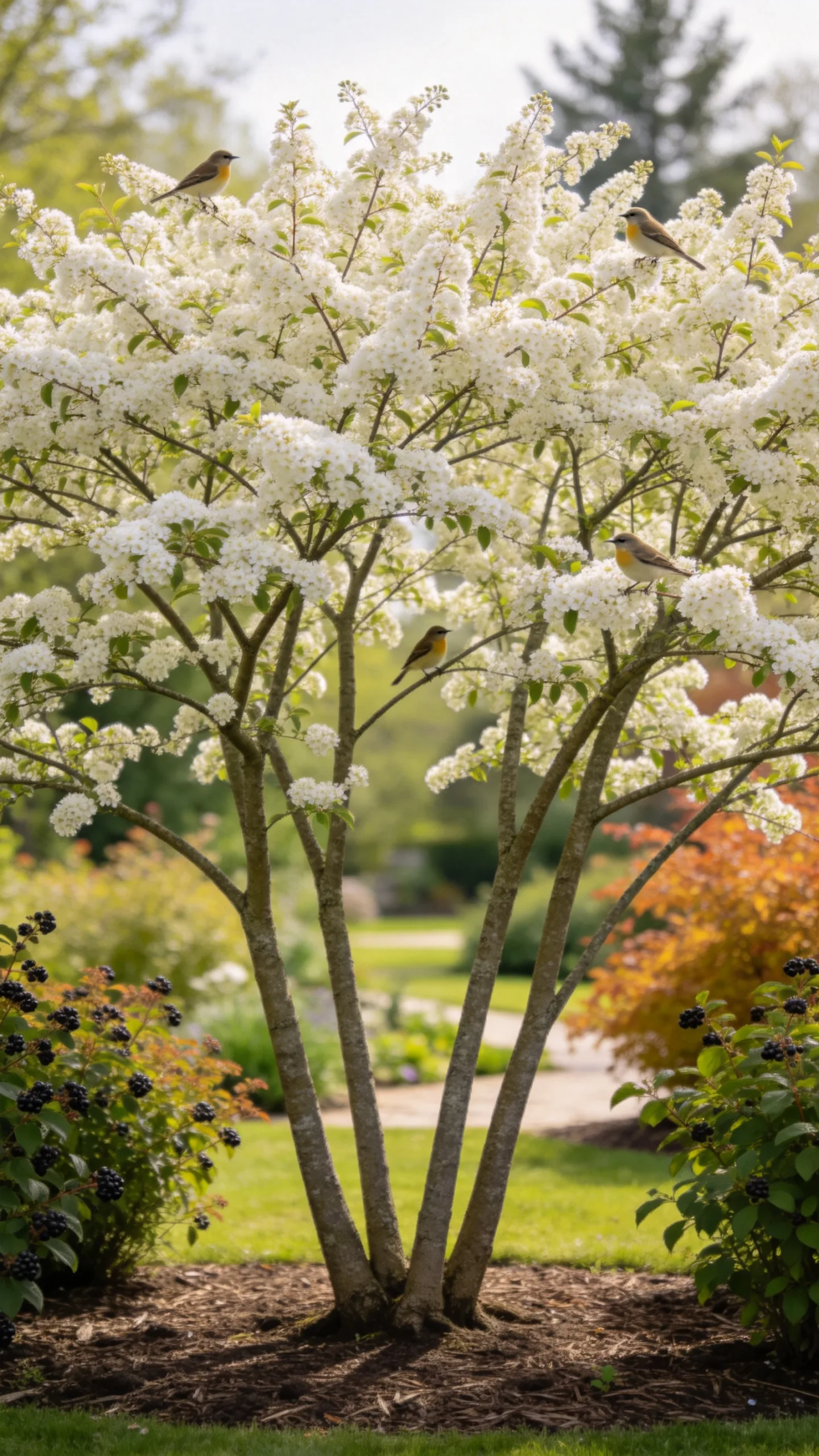 17. Serviceberry for Flowers, Fruit, and Fall Color