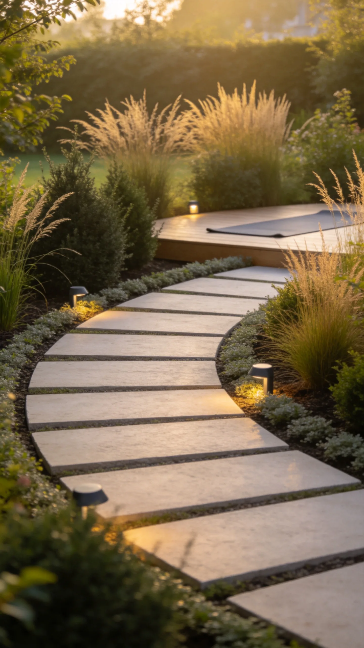 18. Use a Curved Path to Hide the Practice Area