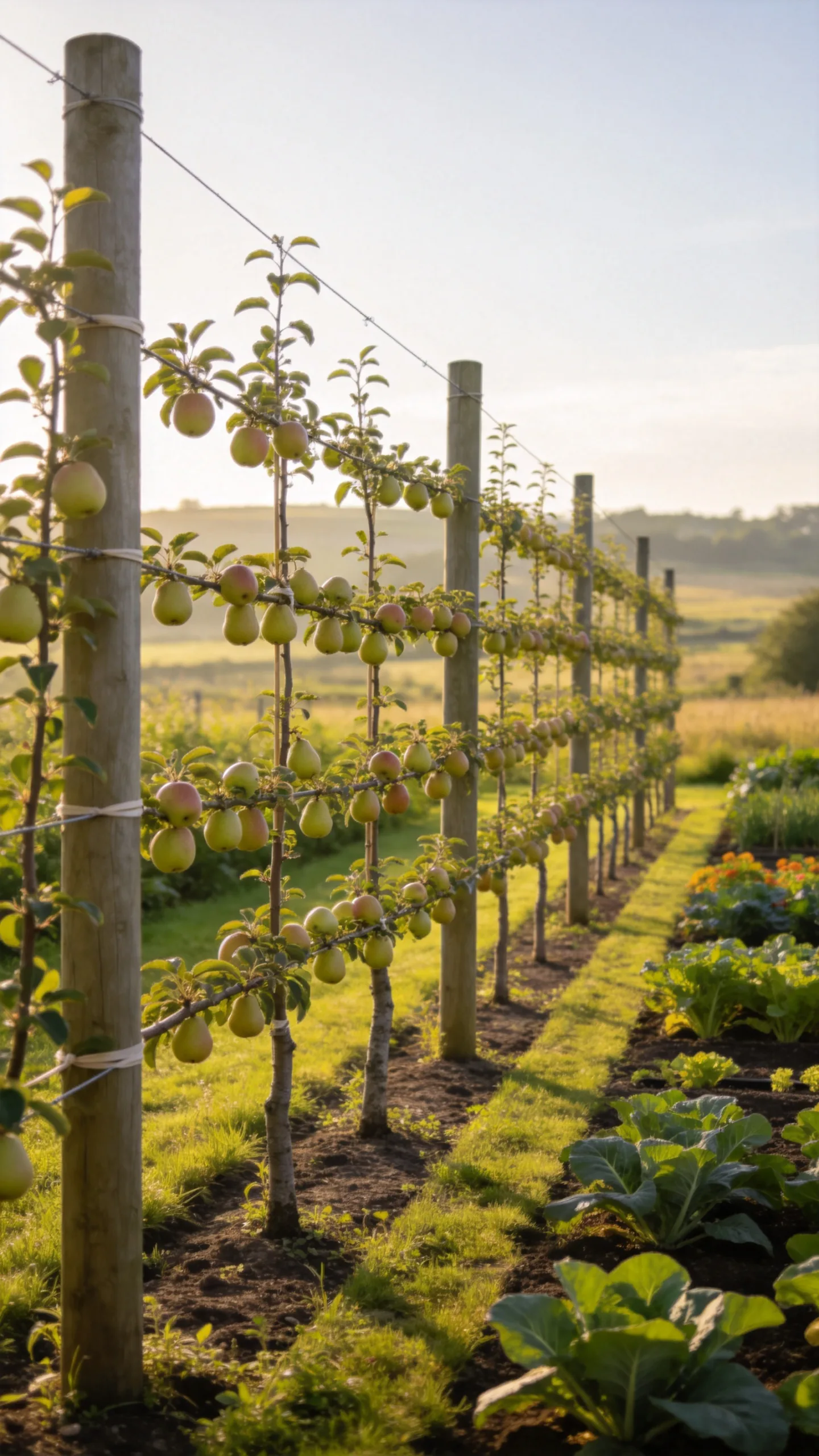 18. Edge a Kitchen Garden With Espaliered Trees