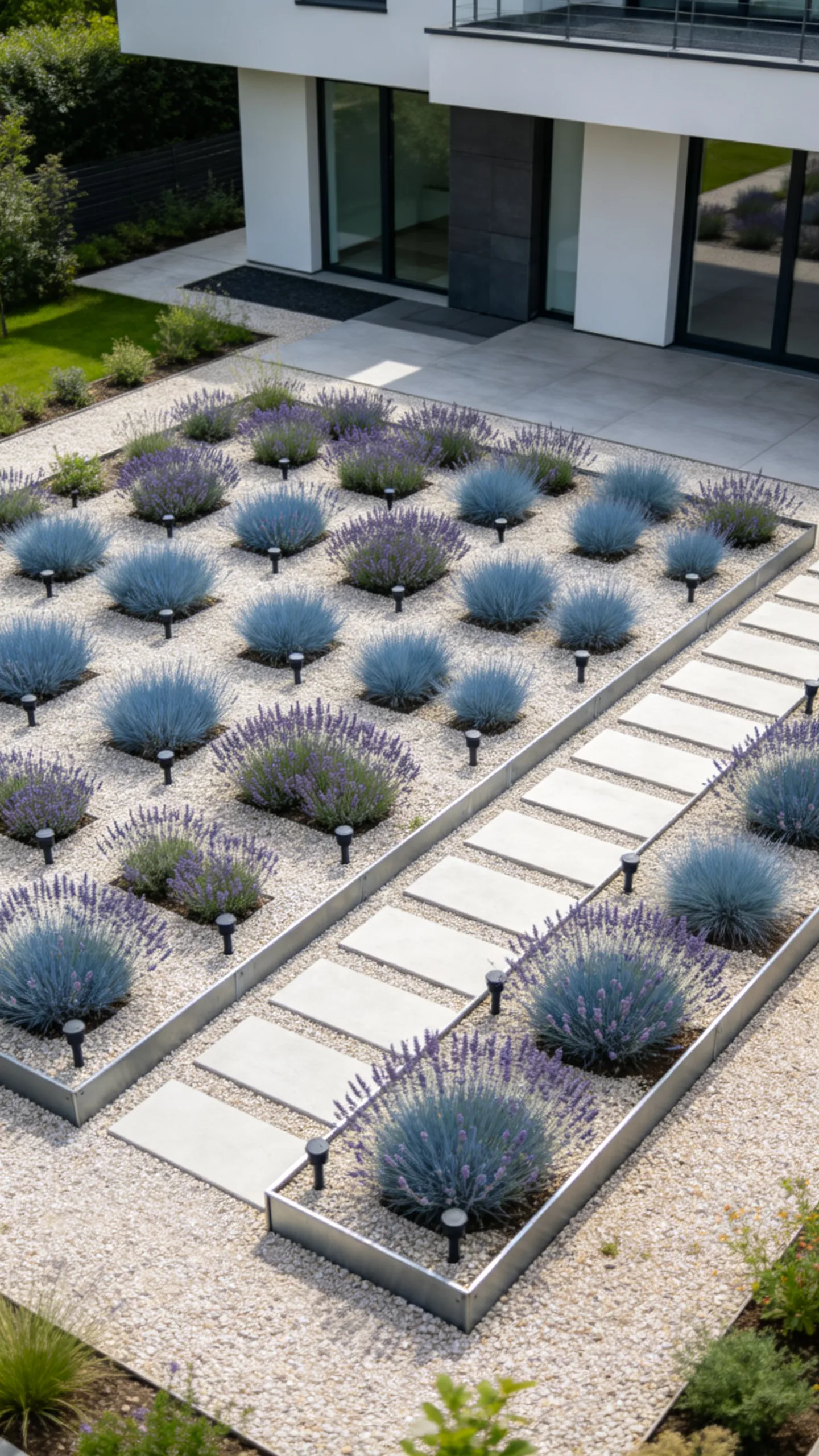 19. Arrange a Formal Grid of Drought-Tolerant Plants