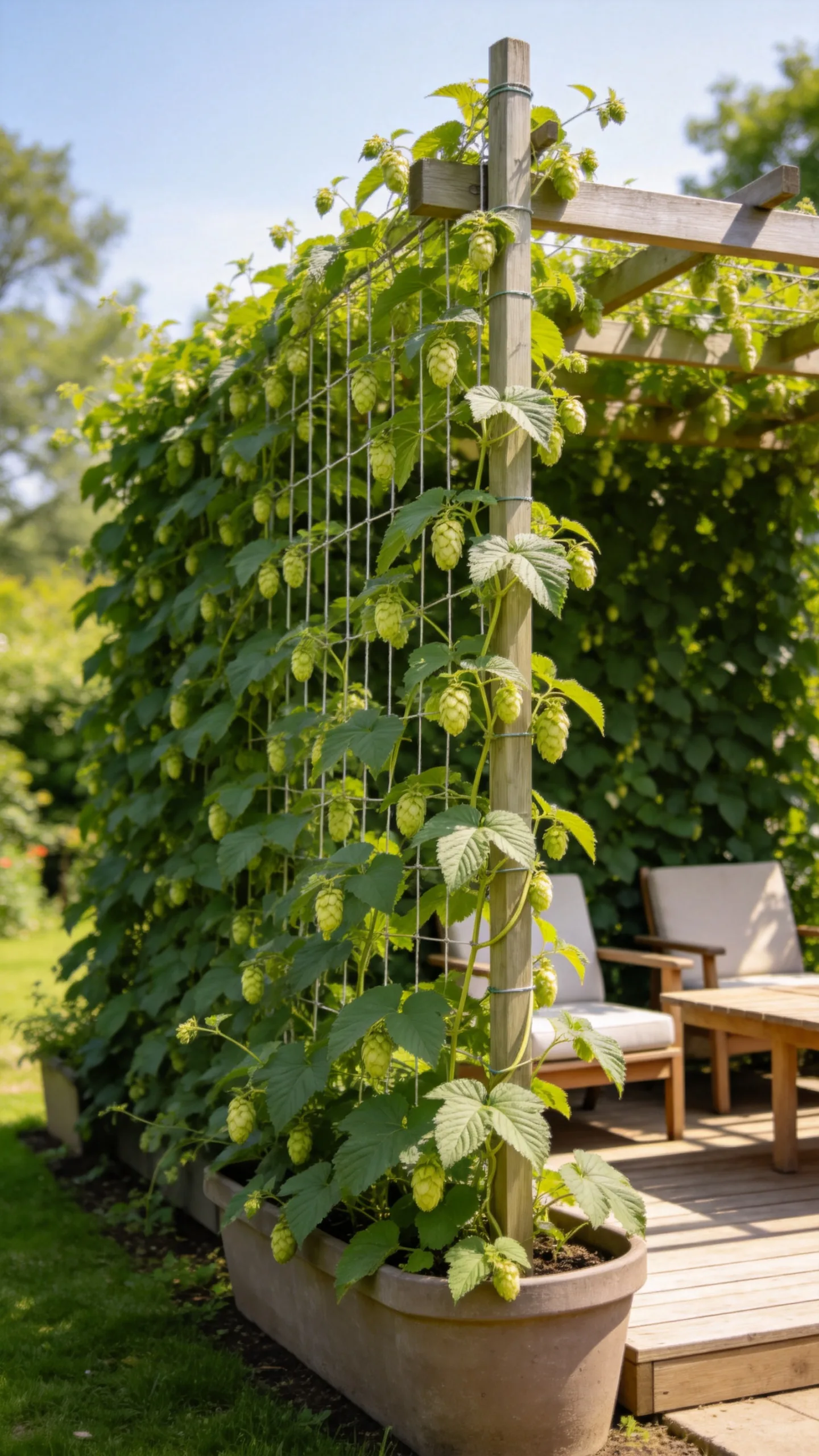 19. Hops on a Tall Trellis