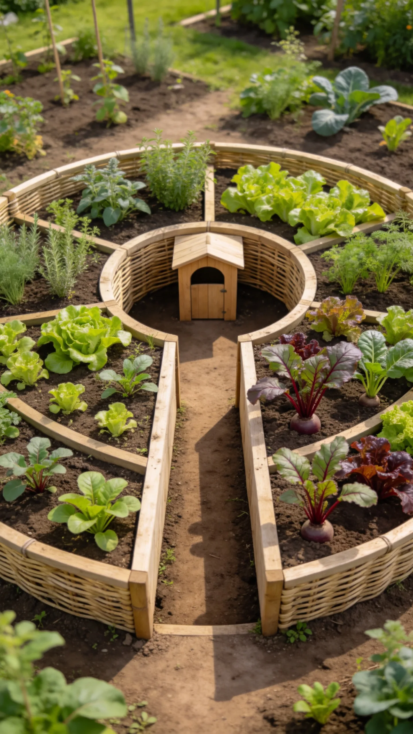 11. Design a Keyhole Bed for Easy Access