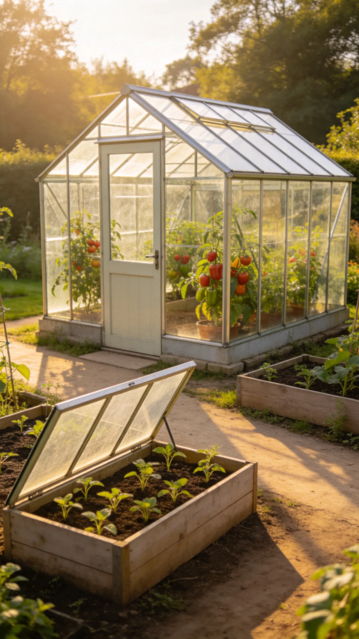 8. Create a Greenhouse or Cold-Frame Corner
