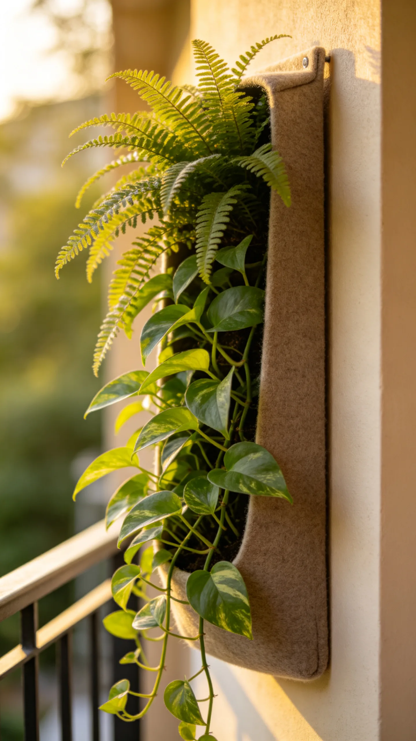 1. Build a Slim Vertical Plant Wall