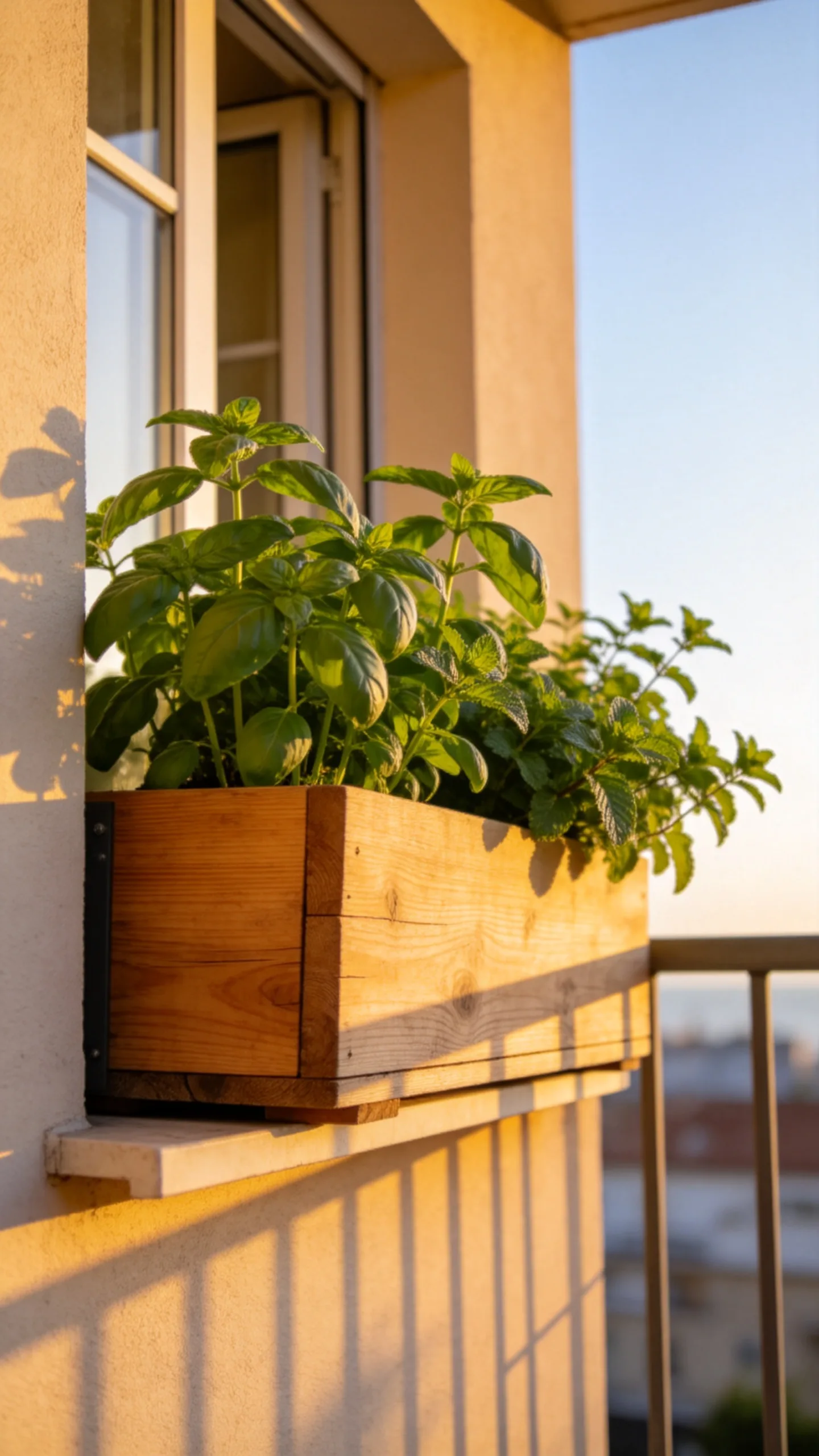 13. Build a Window-Ledge Herb Garden
