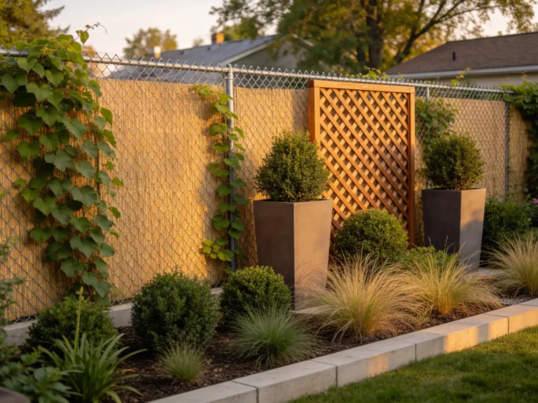 18 Ways to Hide a Chain Link Fence Without Replacing It