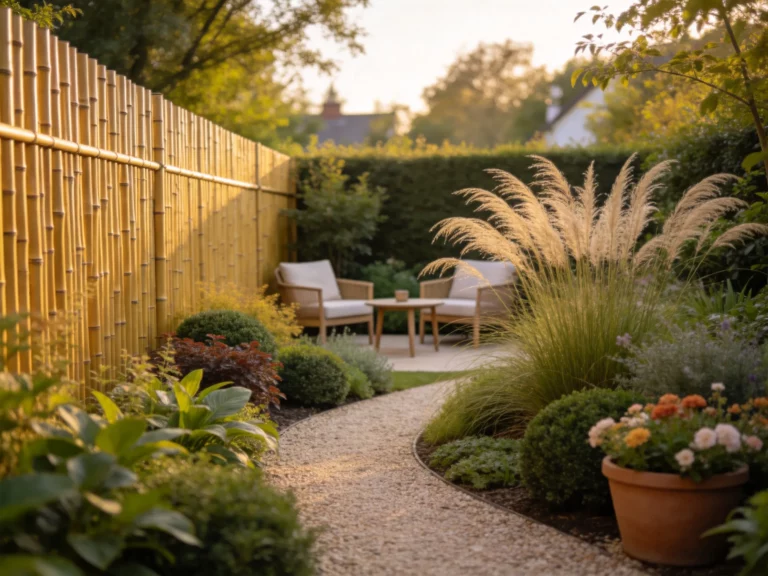 12 Stylish Bamboo Fence Ideas for Garden Privacy