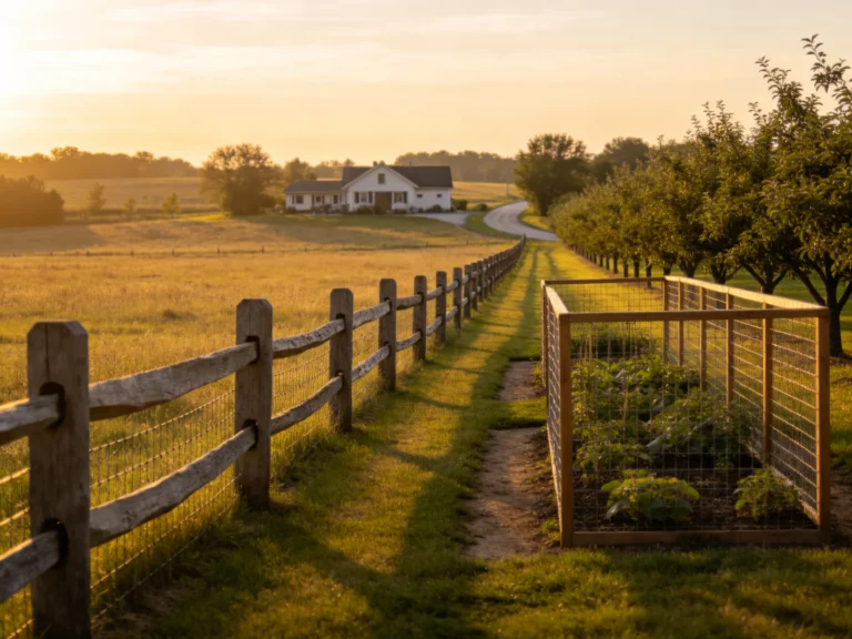 18 Farm Fence Ideas With Post and Rail, Wire, and Wood