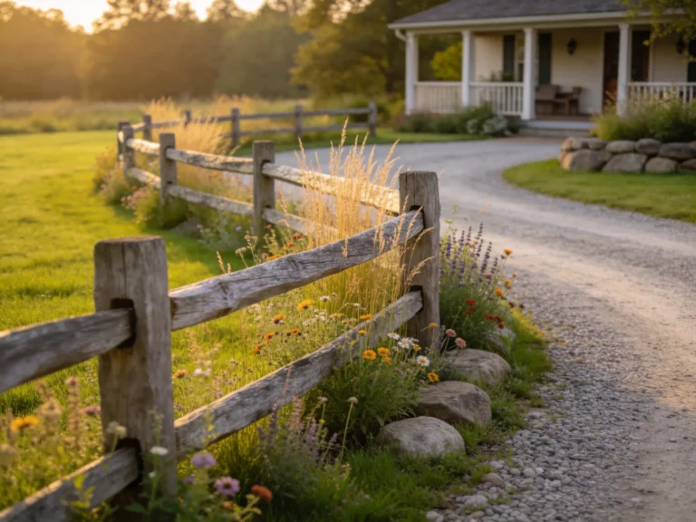 21 Split Rail Fence Ideas for a Rustic Farmhouse Yard