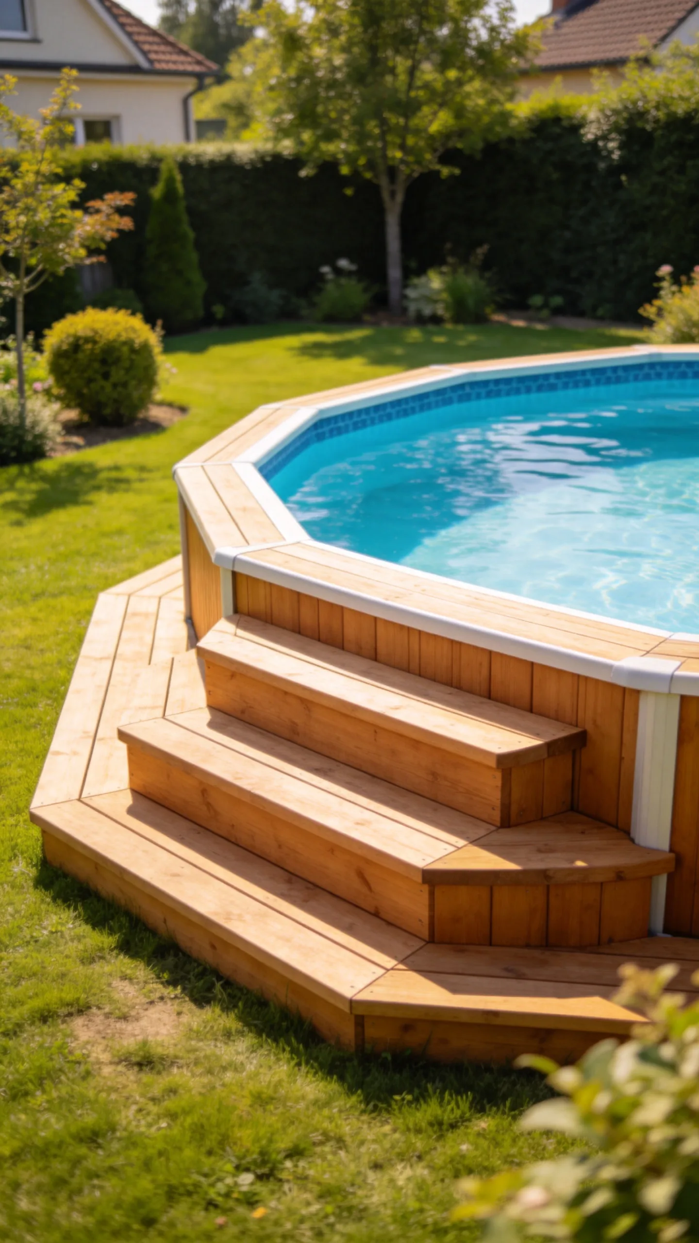 1. Multi-Level Timber Decking for Easy Access