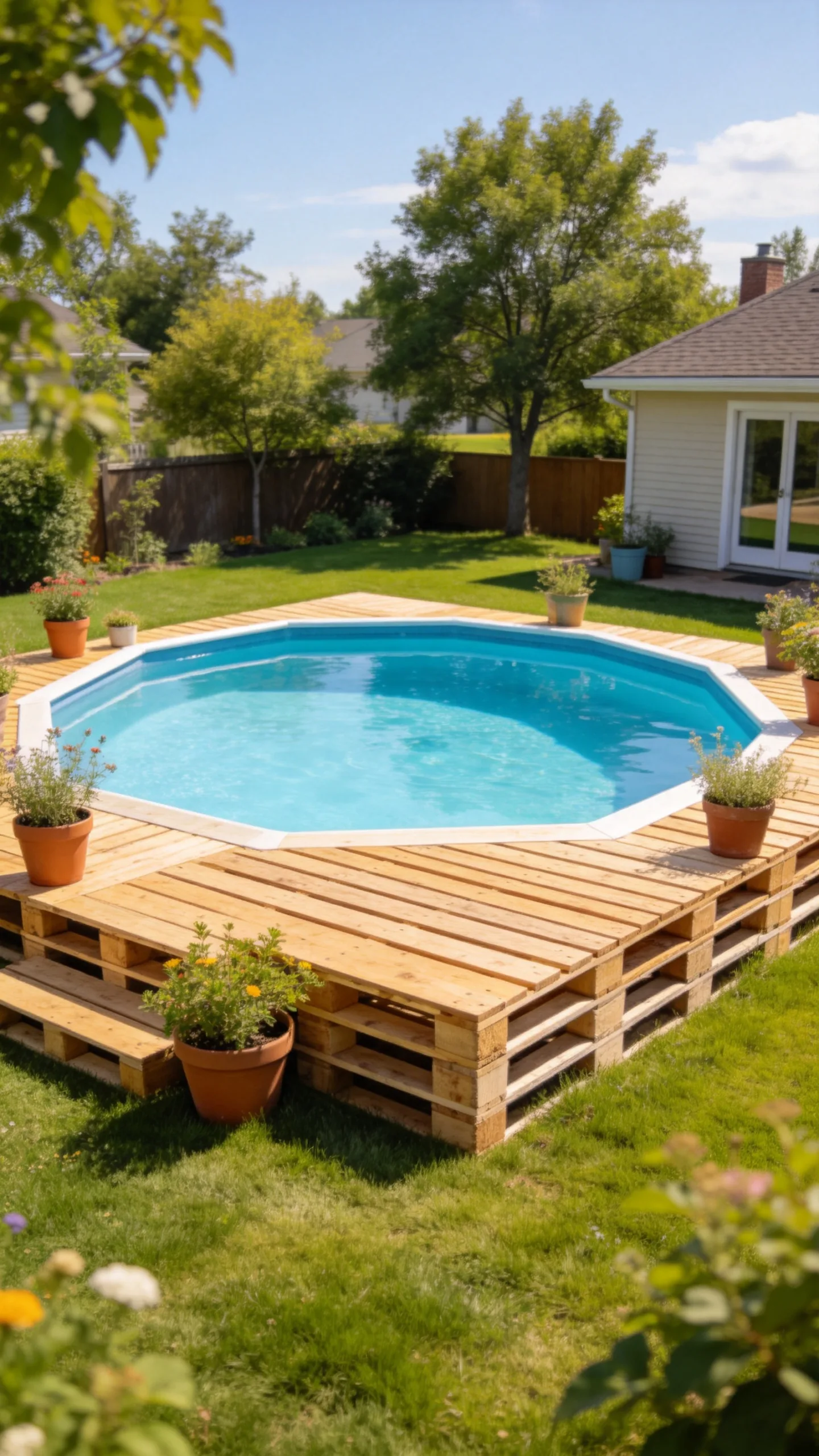 3. Budget-Friendly Pallet Wood Platform