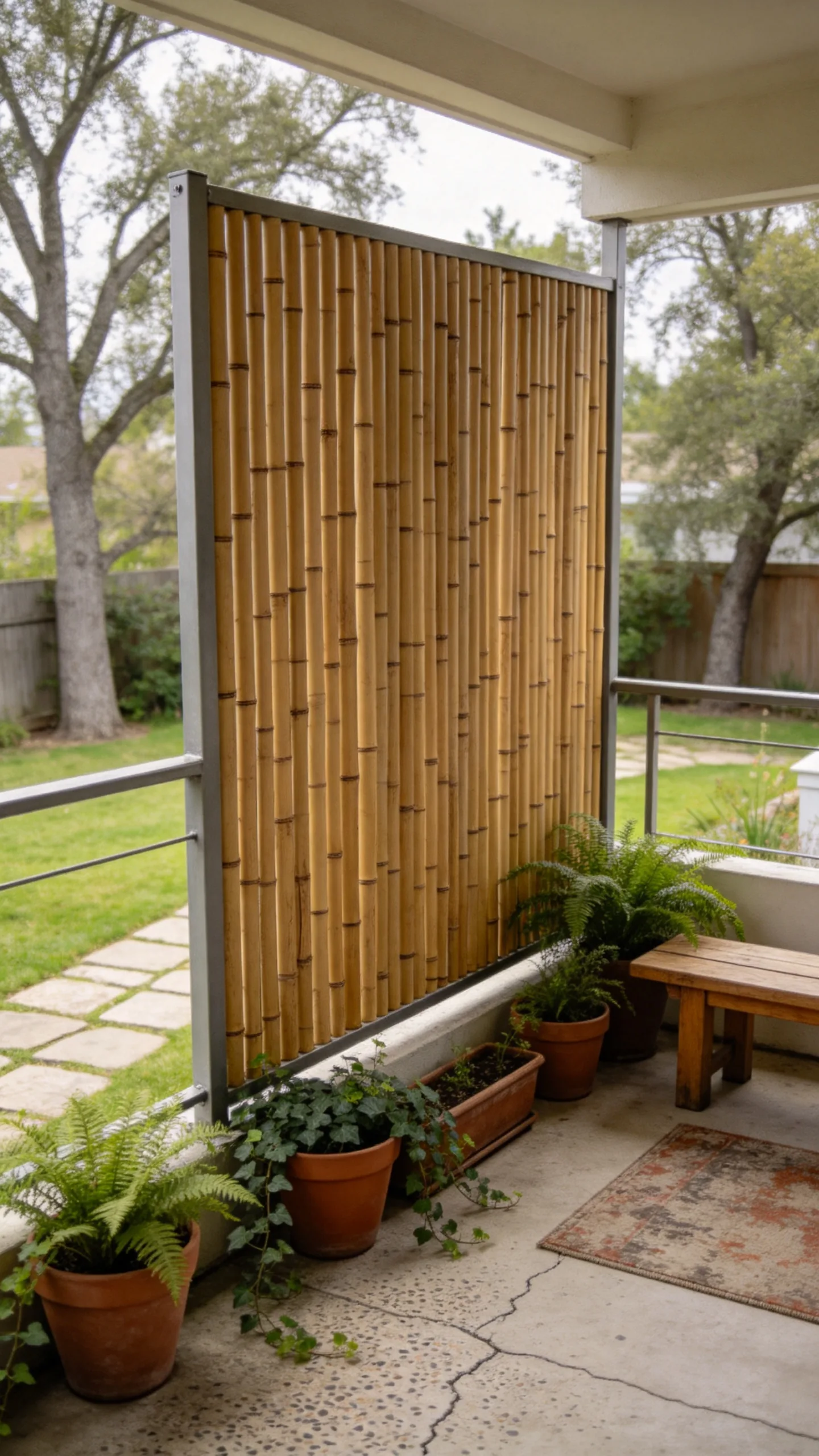3. Bamboo Privacy Screen for Balconies