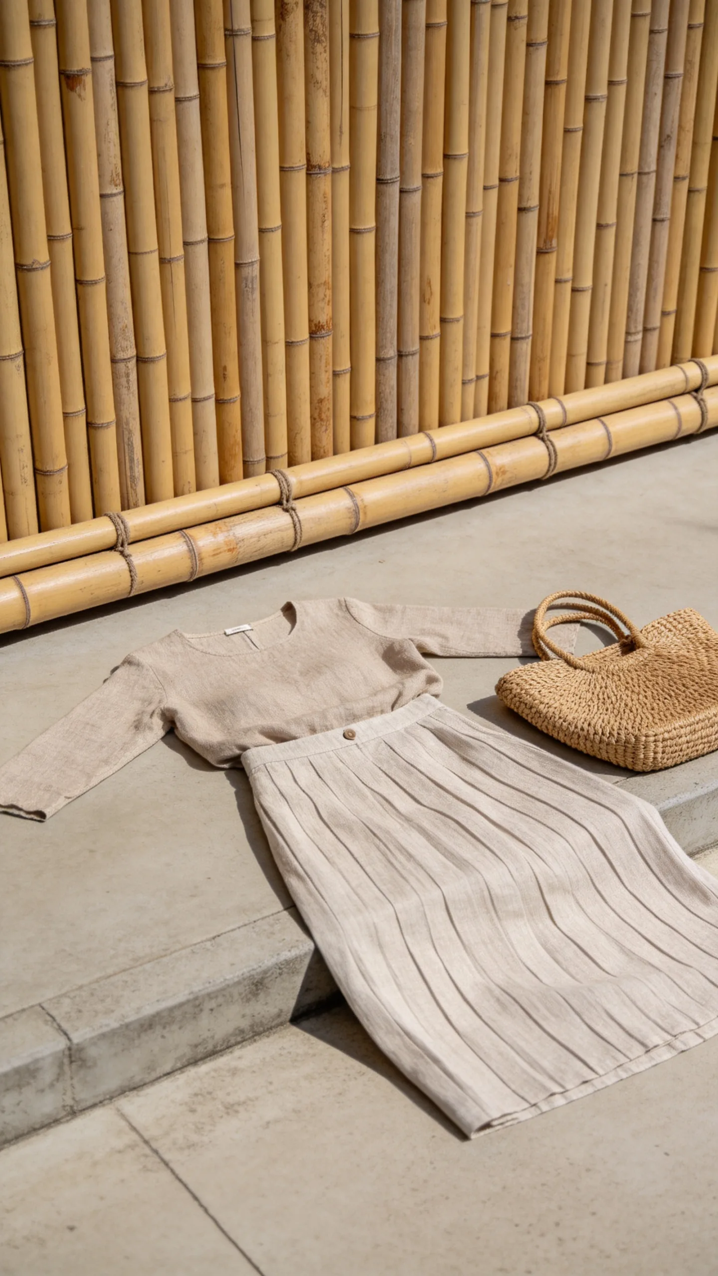 5. Rolled Bamboo Fencing Screen