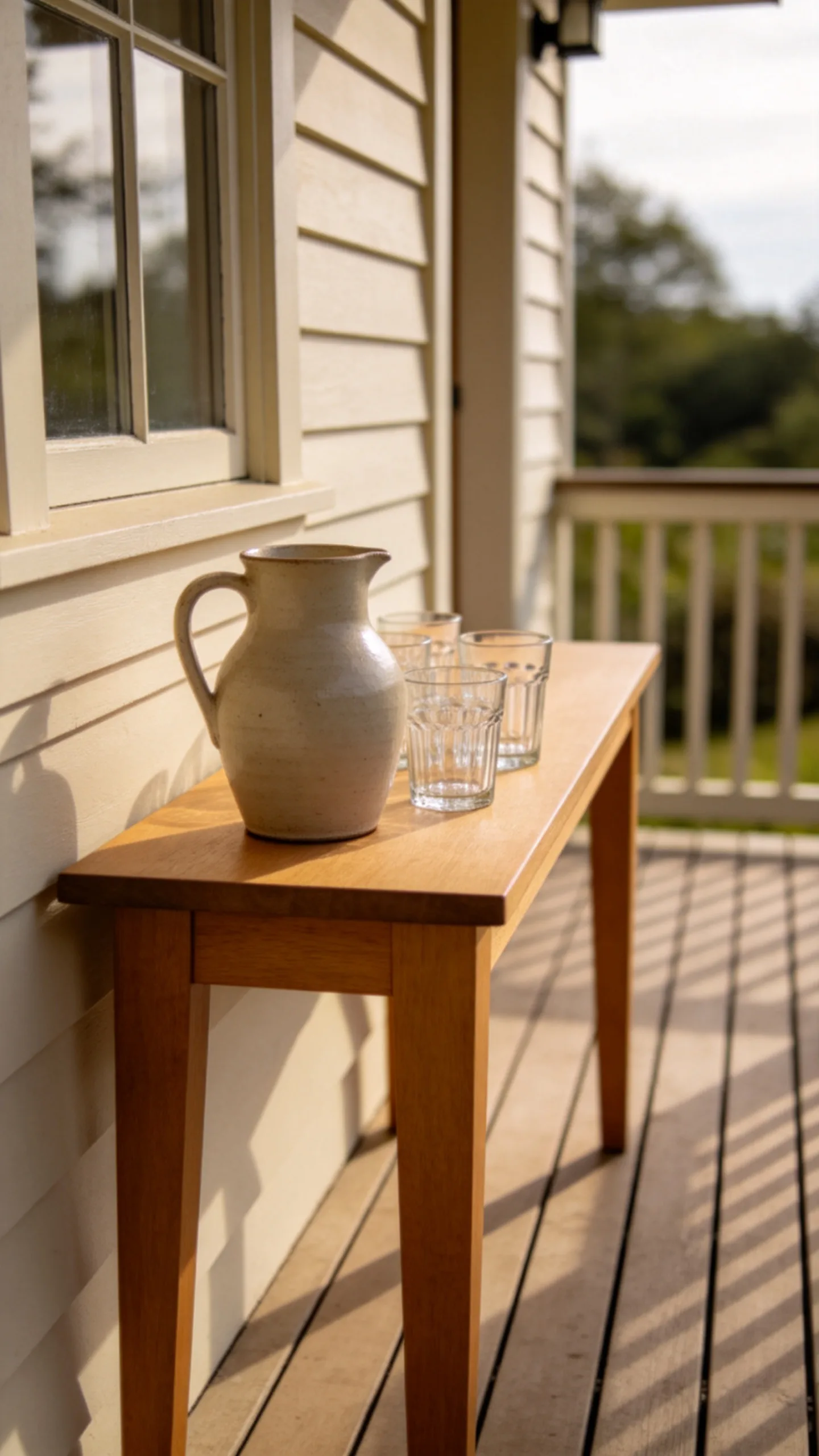 9. Narrow Console Tables for Serving