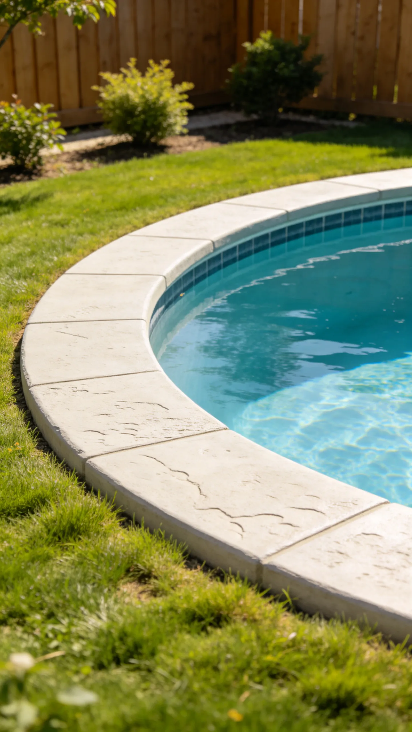 10. Minimalist Stamped Concrete Border