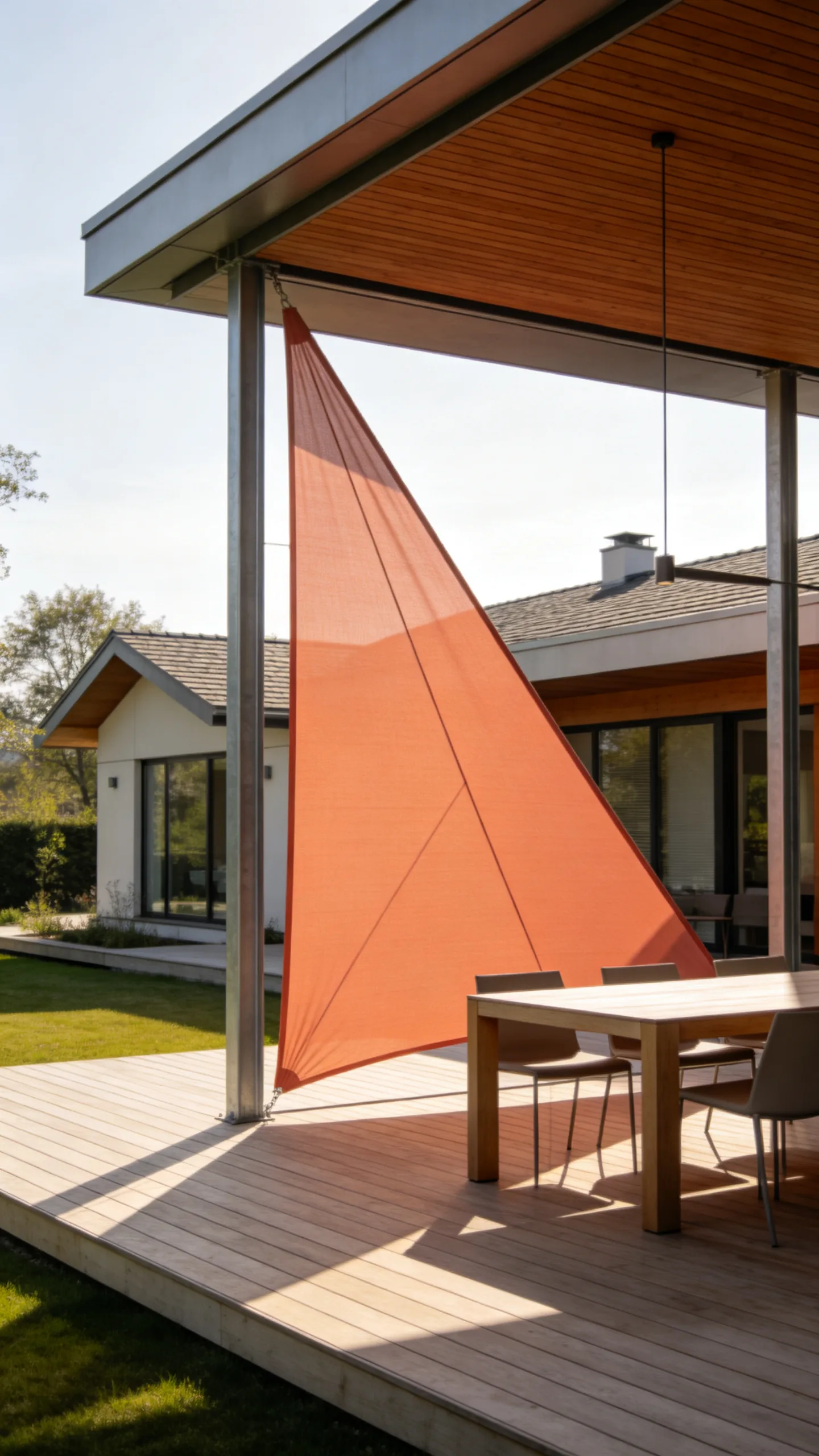 12. Tensioned Sail Shades as Vertical Barriers