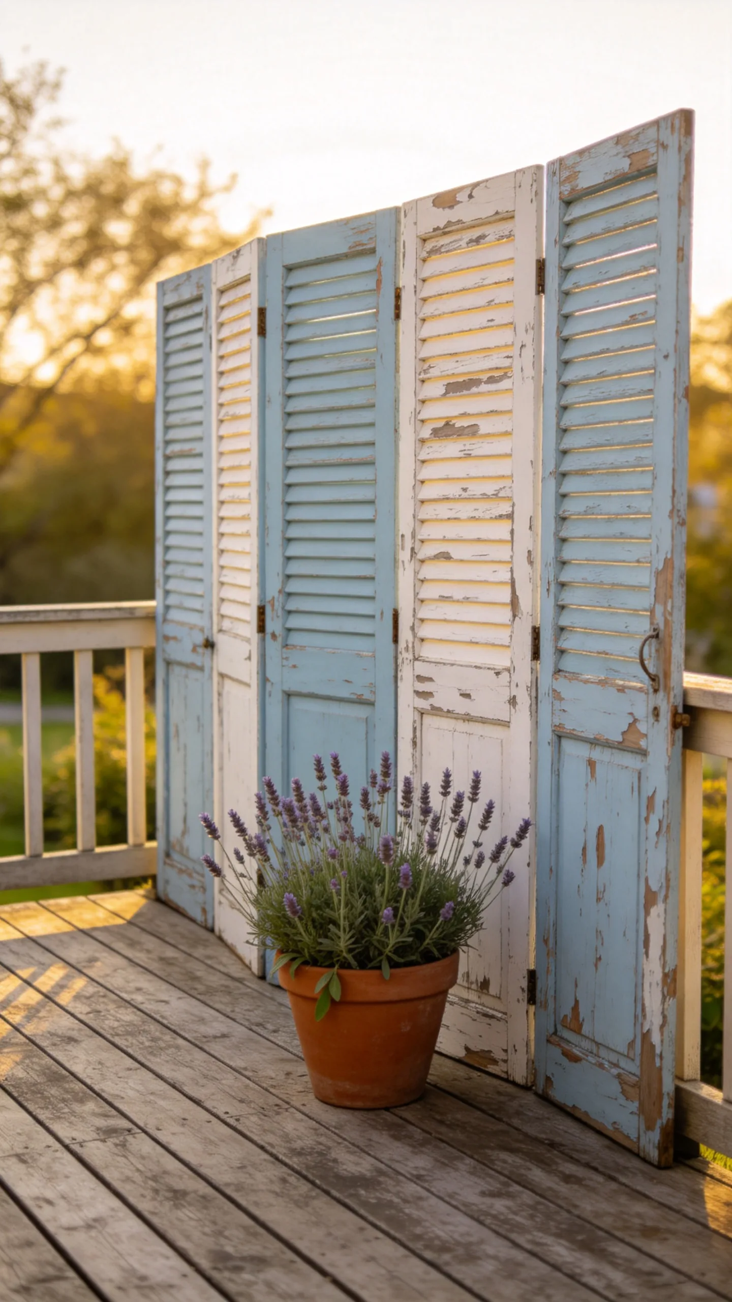 13. Repurposed Vintage Shutters
