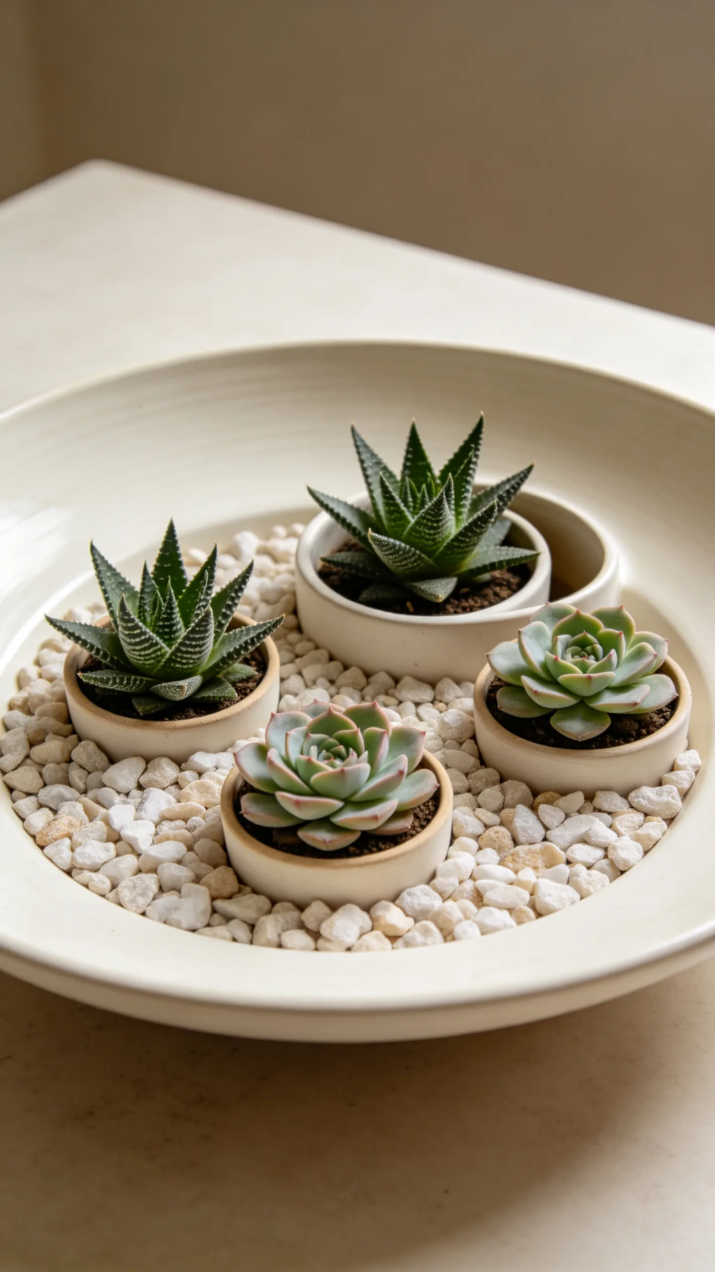 16. Low Ceramic Dish With Removable Pots