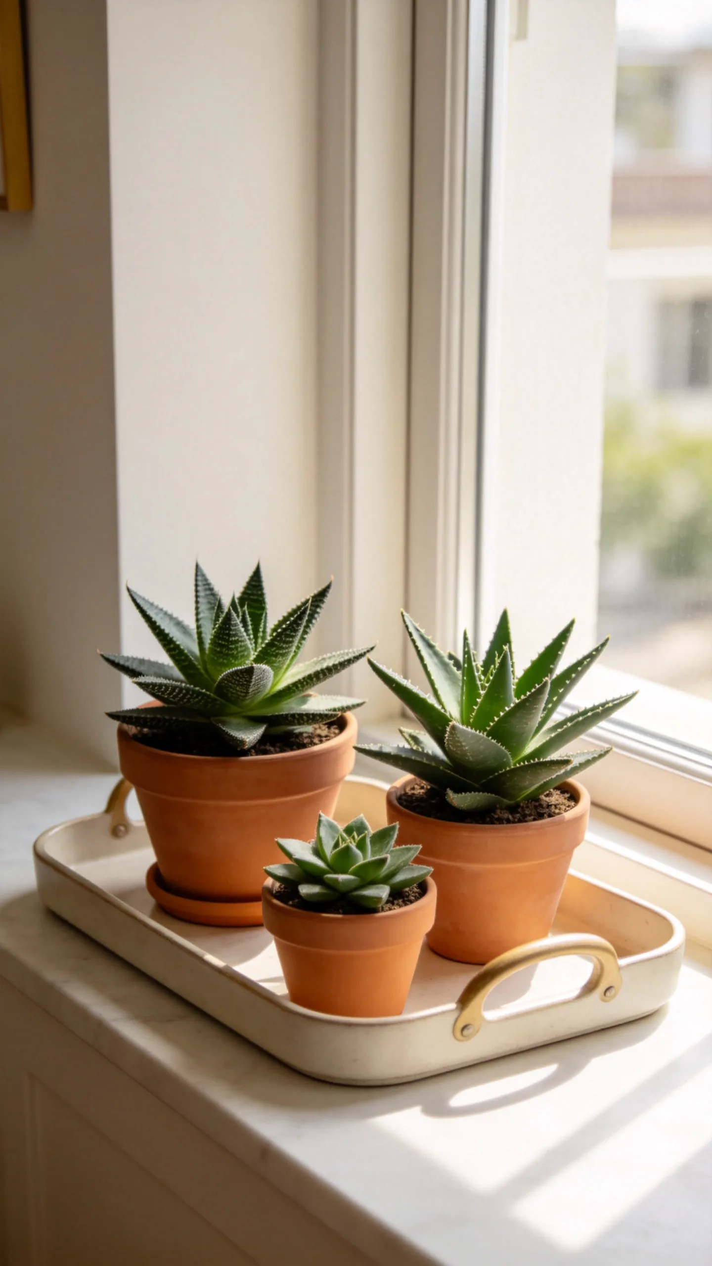 8. Mixed Succulent Window Table Garden