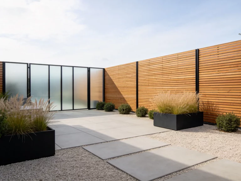 17 Modern Fence Ideas for Sleek Privacy Without a Bulky Look