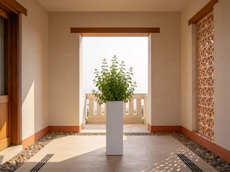 17 Modern Tulsi Vrindavan Design Ideas for Balconies and Courtyards