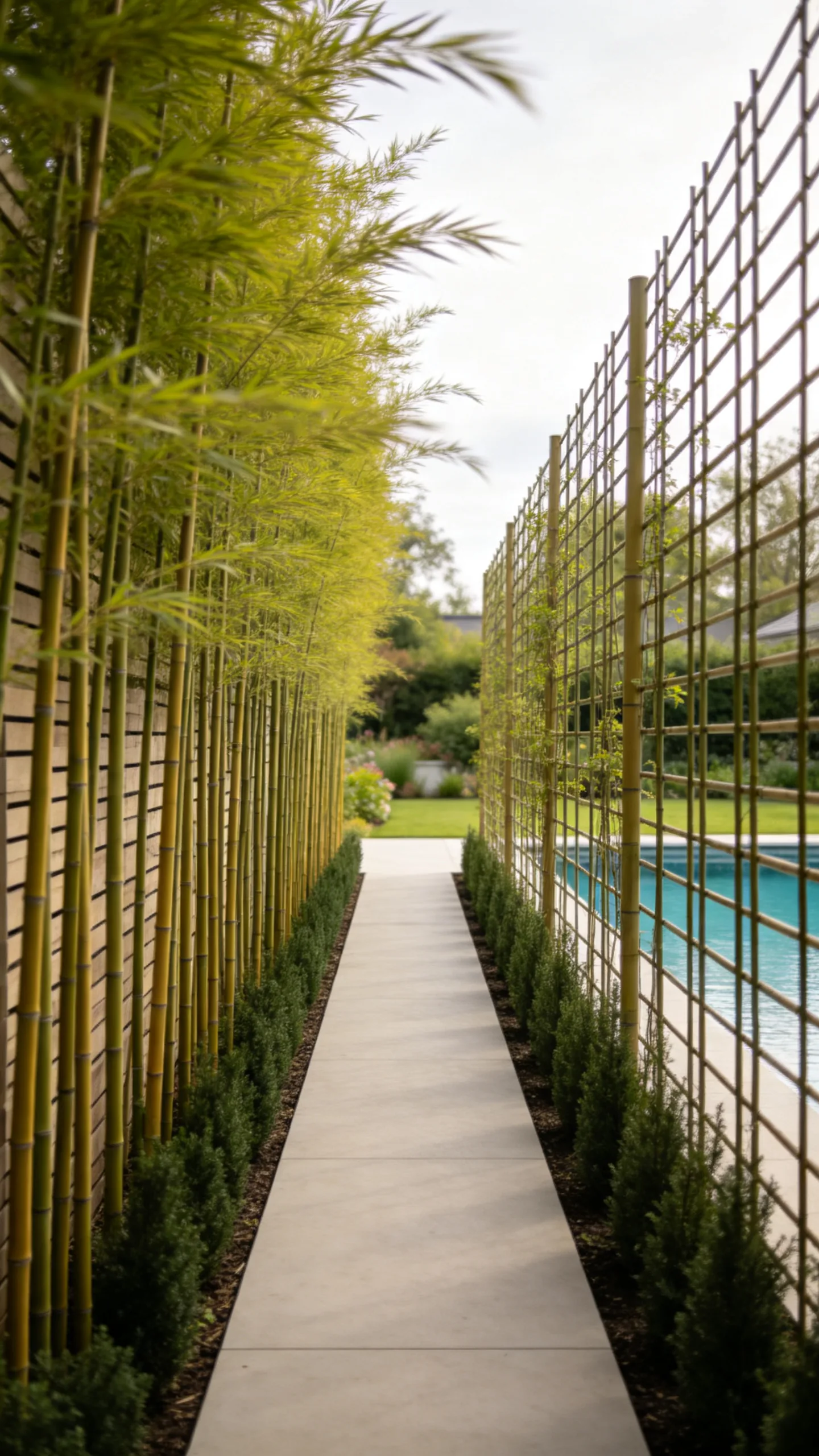 11. Breezeway Screen With Bamboo Alternatives