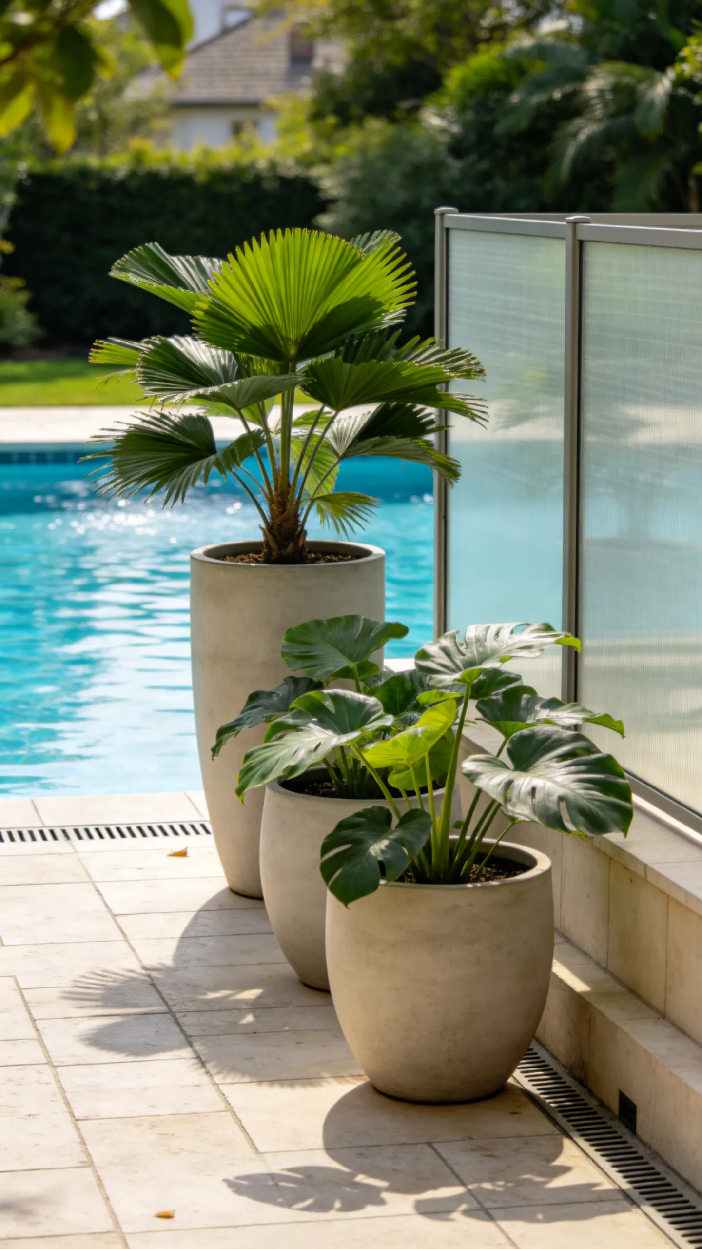 4. Large Tropical-Style Containers